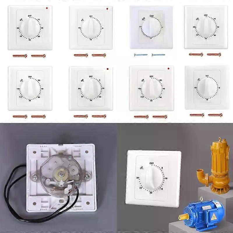 Mechanical Countdown Timer Countdown Automatic Power-off Time Cover Plate Time Control Sockets