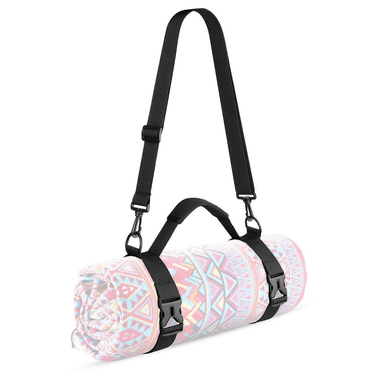 Yoga Mat Strap for Camping and Yoga Practice - Adjustable Carry Strap, Lightweight and Durable Design, Fits Most Mats