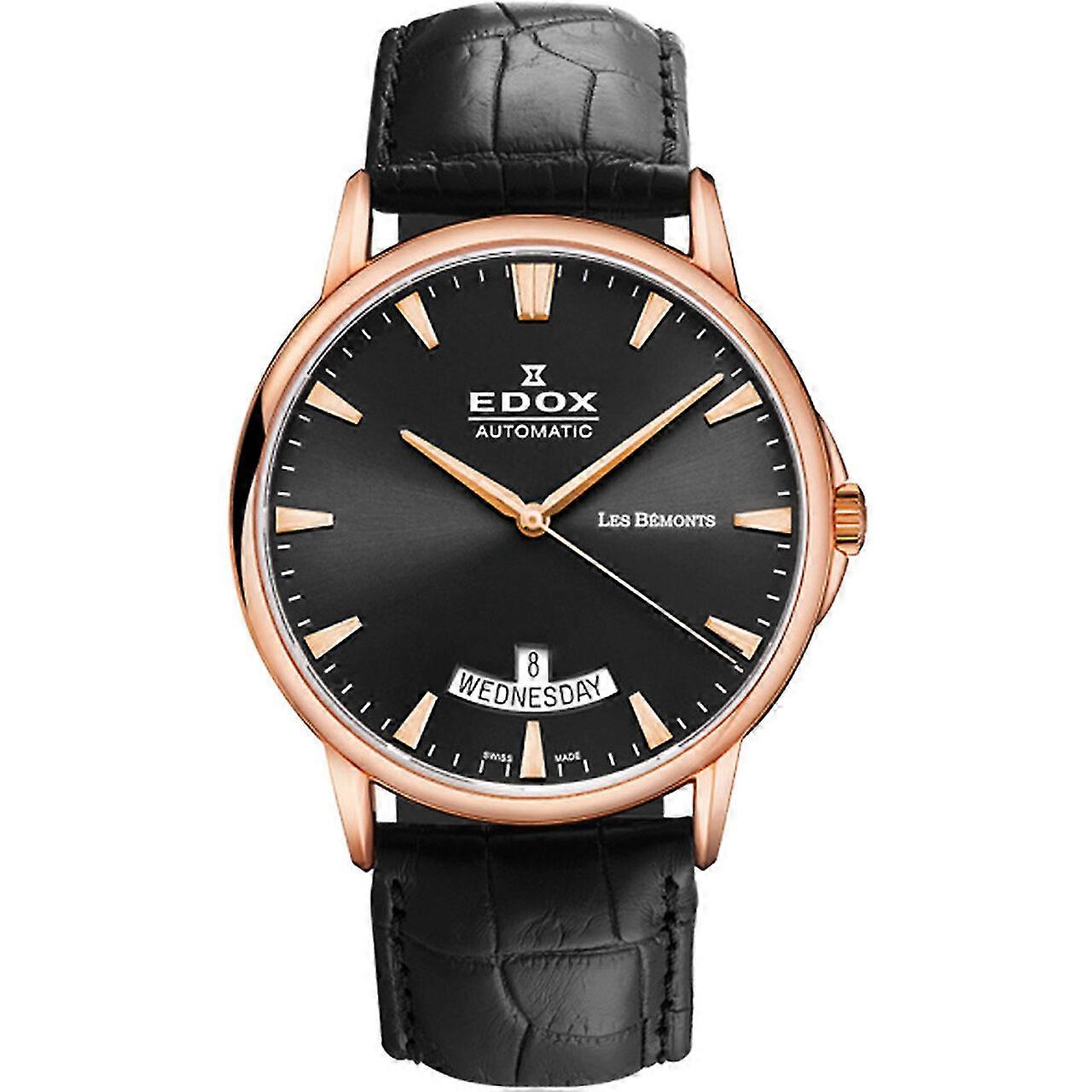 Mens Watch Edox 83015-37R-NIR, Automatic, 42mm, 3ATM