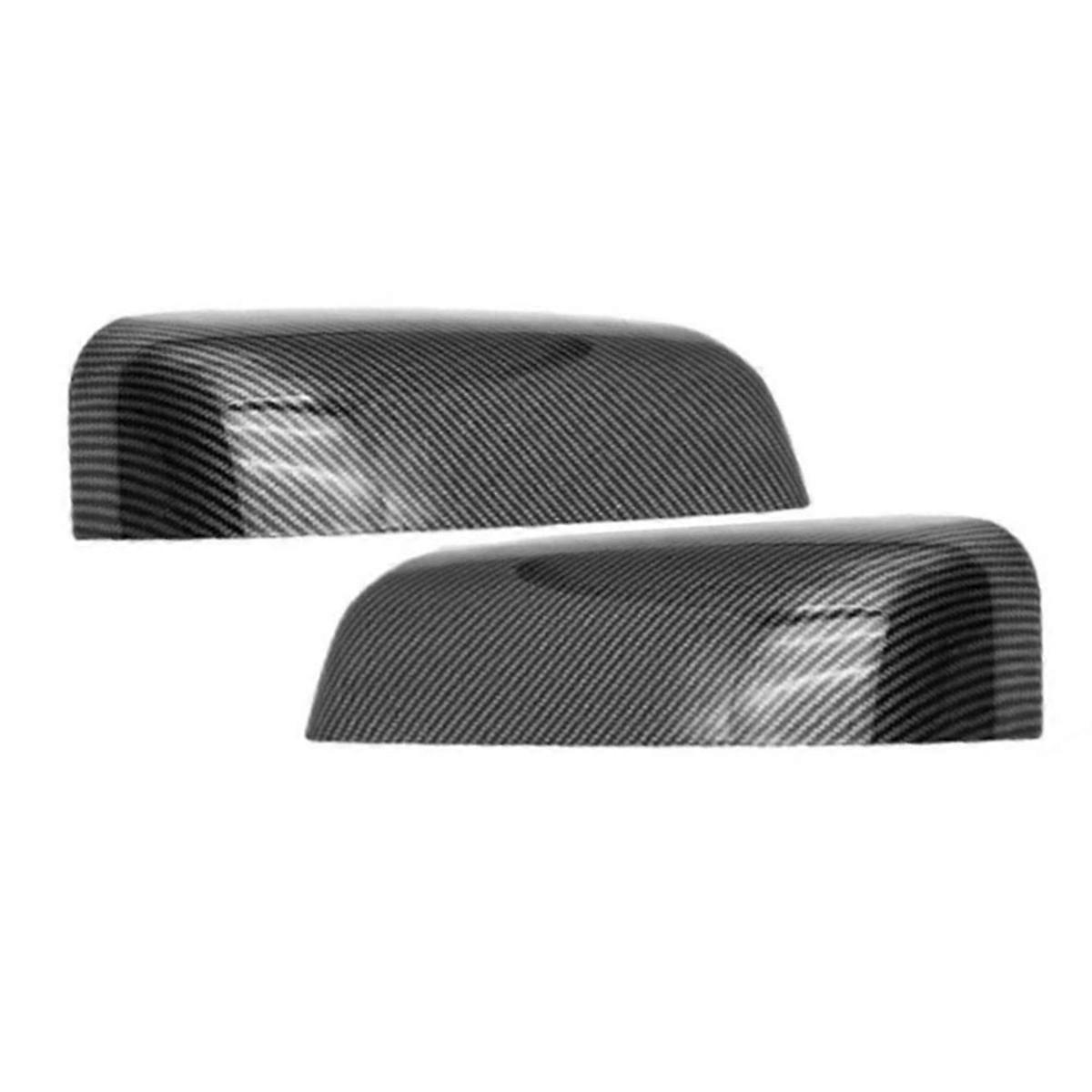 Car Side Mirror Cover Door Wing Cap Rearview Mirrors Cover for 2009-2014 Carbon Fiber Pattern