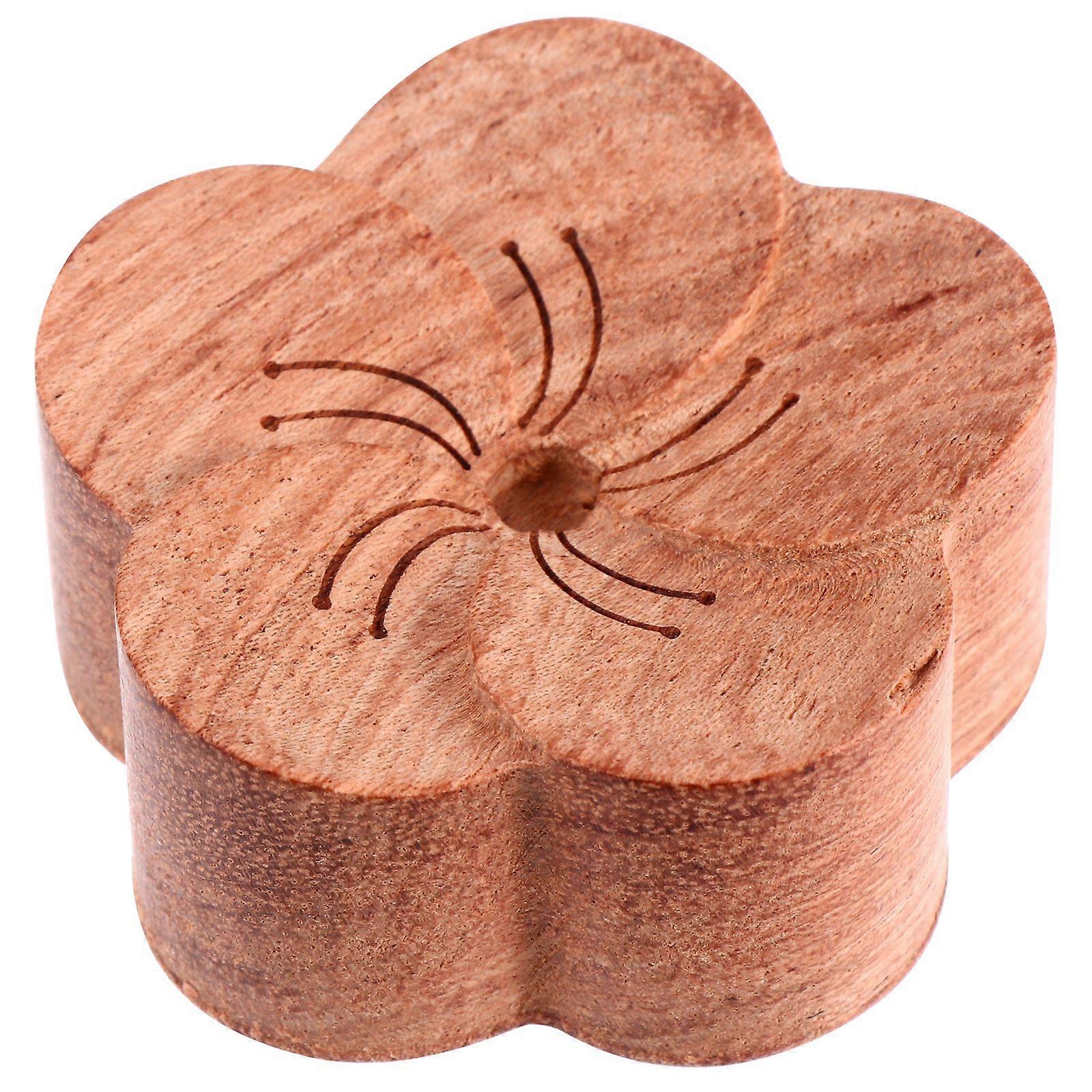 1pc Desktop Incense Diffuser Wood Aroma Diffuser Home Office Perfume Ornament