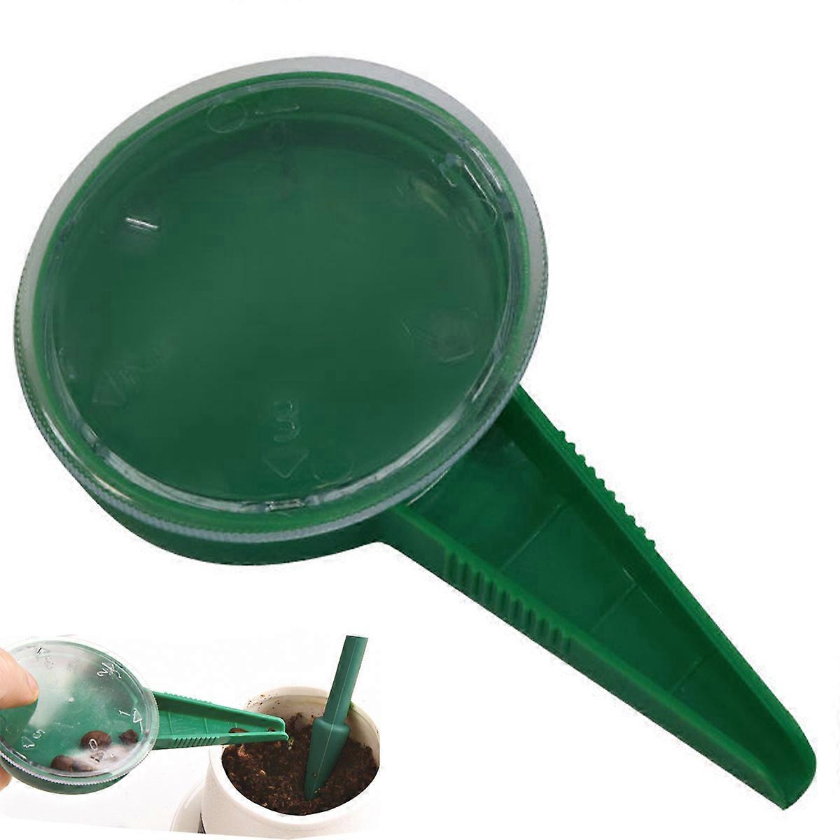 6pcs Sowing Seed Dispenser Hand Tool, Handheld Adjustable Garden Seeder Sower Planter Set with 5 Dial Settings