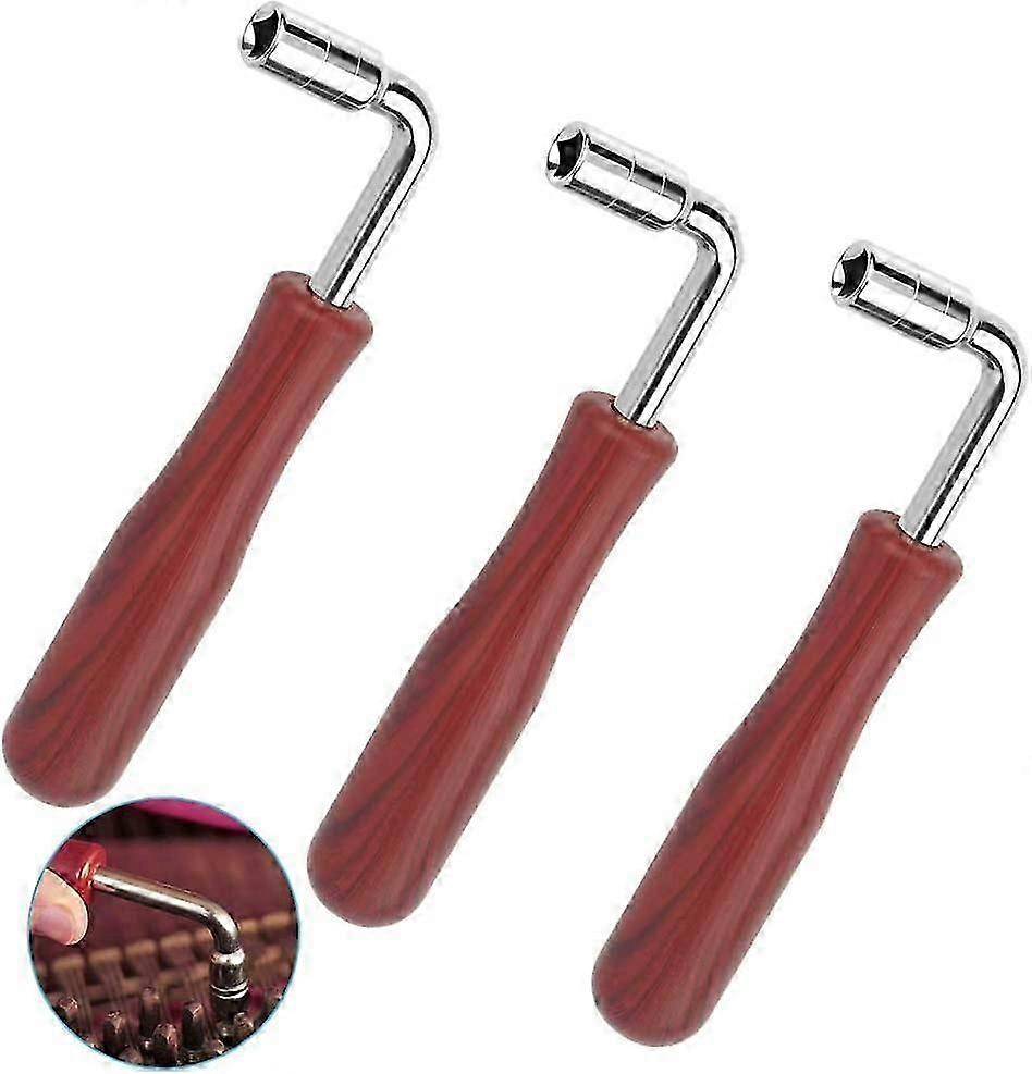 2023年の新製品、ピアノチューニングツール用3個のチューニングキーL字型チューニングハンマープロフェッショナルチューニングキー