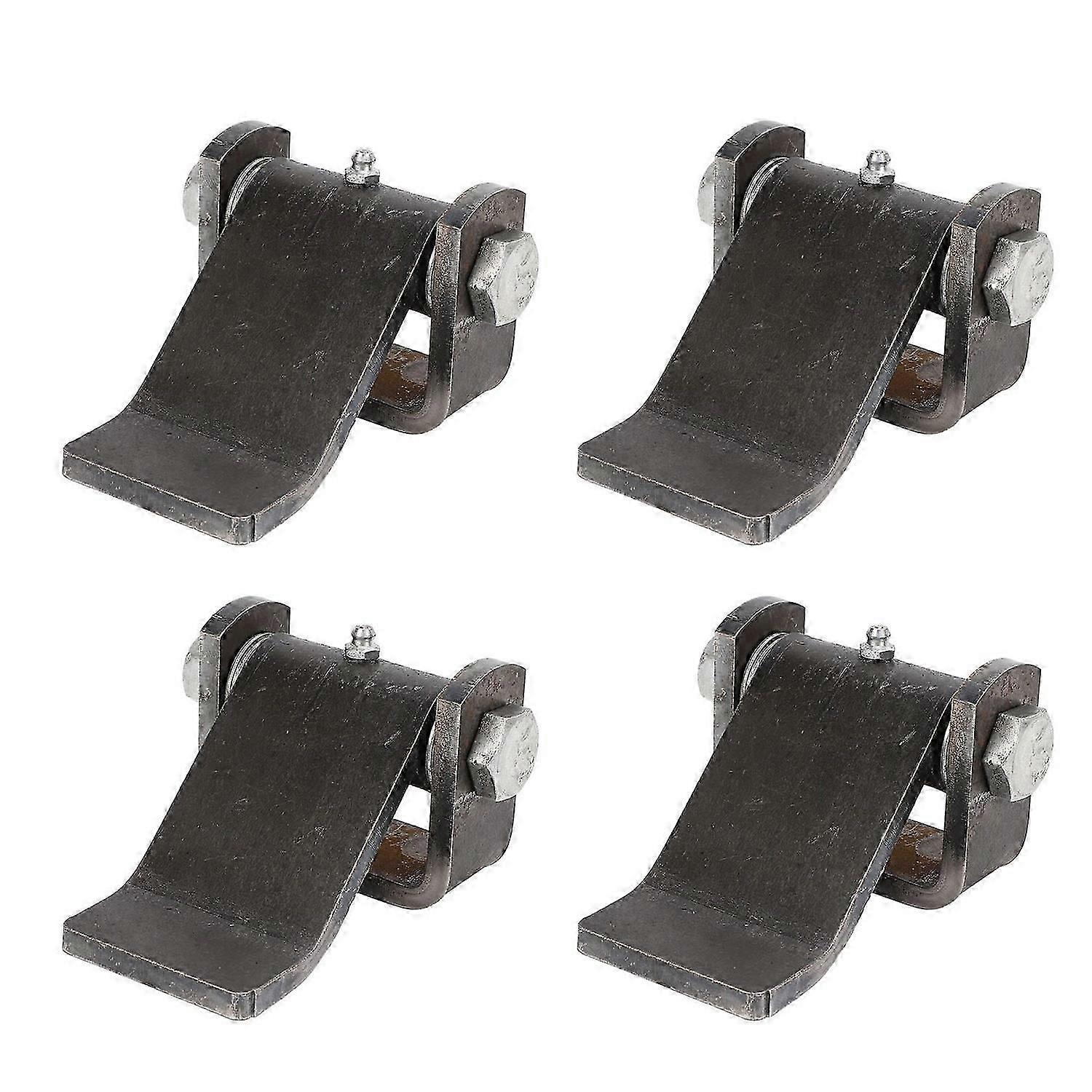 رائعة 4 قطع 53/8 بوصة تفريغ مقطورة مفصلات الثقيلة الصلب حزام نمط ورقة قصيرة اللحام على باب مقطورة مرحبا