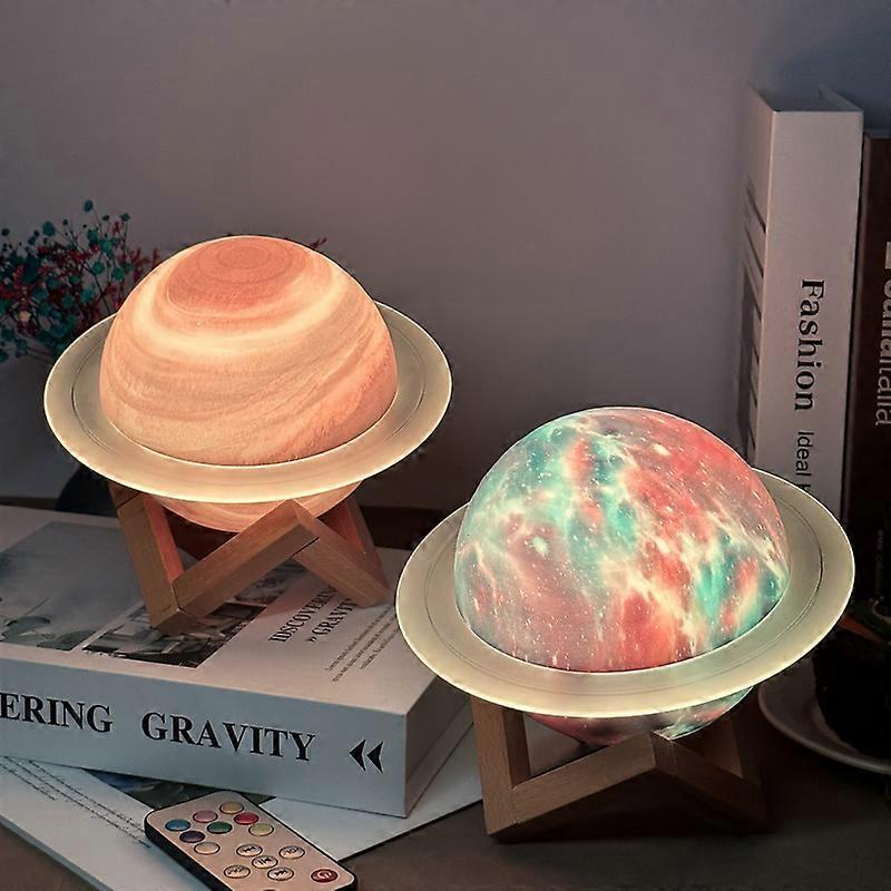 Saturn Ring Dream Bluetooth Speaker 3D Light Bass Speaker Home Desktop Audio Bluetooth 5.0 Built-in Battery