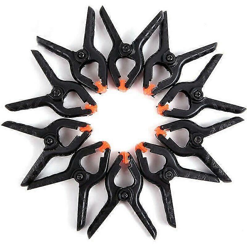 10 PCS Plastic Spring Clips Erasing and Grabbing Pliers Textured Grips for Easy Use DIY Tools