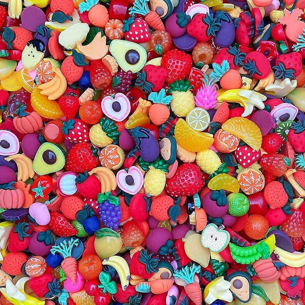 電話ケース、ネイル、バッグ、メモリーアルバム、手作りカードタイプ4用の100 PCS DIY樹脂アクセサリー