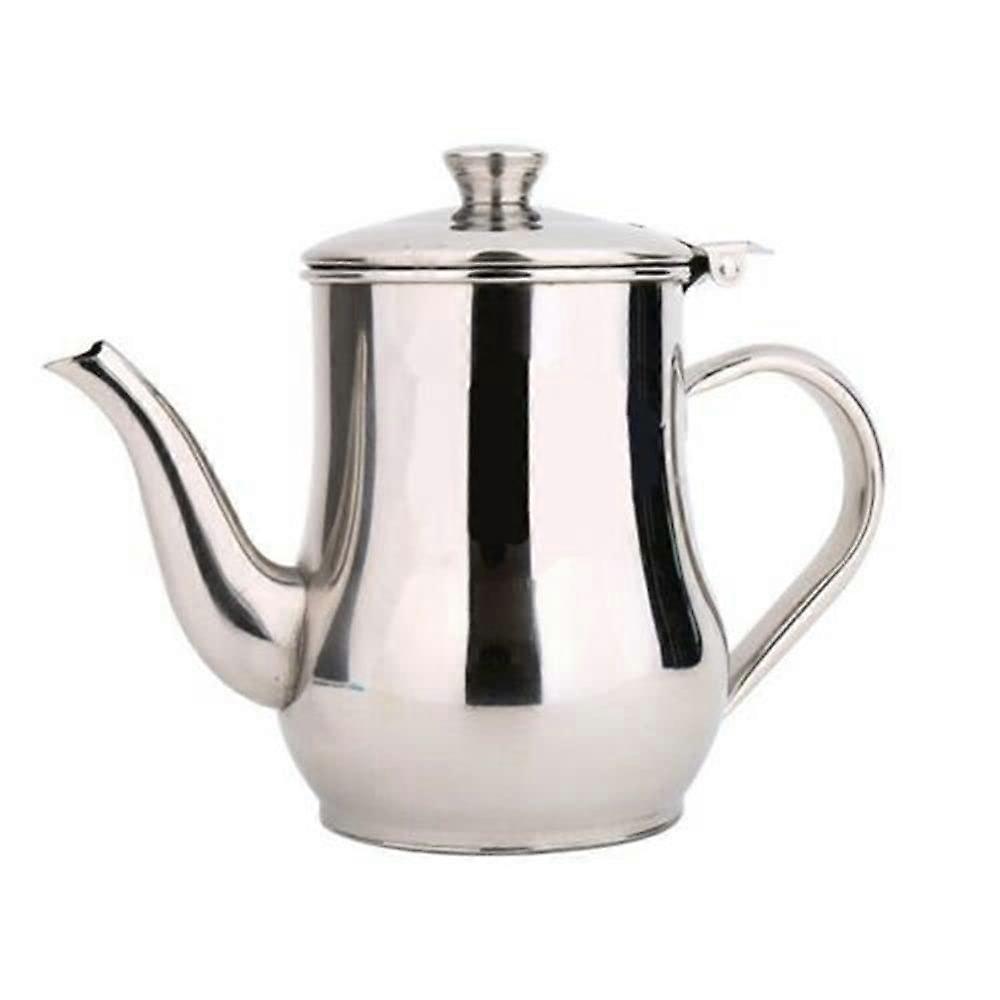 13Oz Metal Teapot Coffee Filter Practical Leakproof for Home Decoration