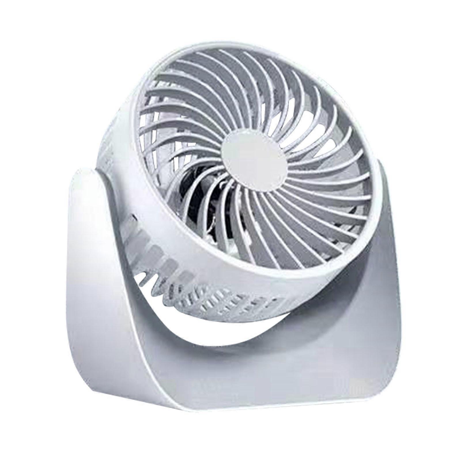 Desktop Fan Quiet Brushless Turbine, Mini Fan, Rotate The Fan 360 Degrees Click The Induction On-off Portable