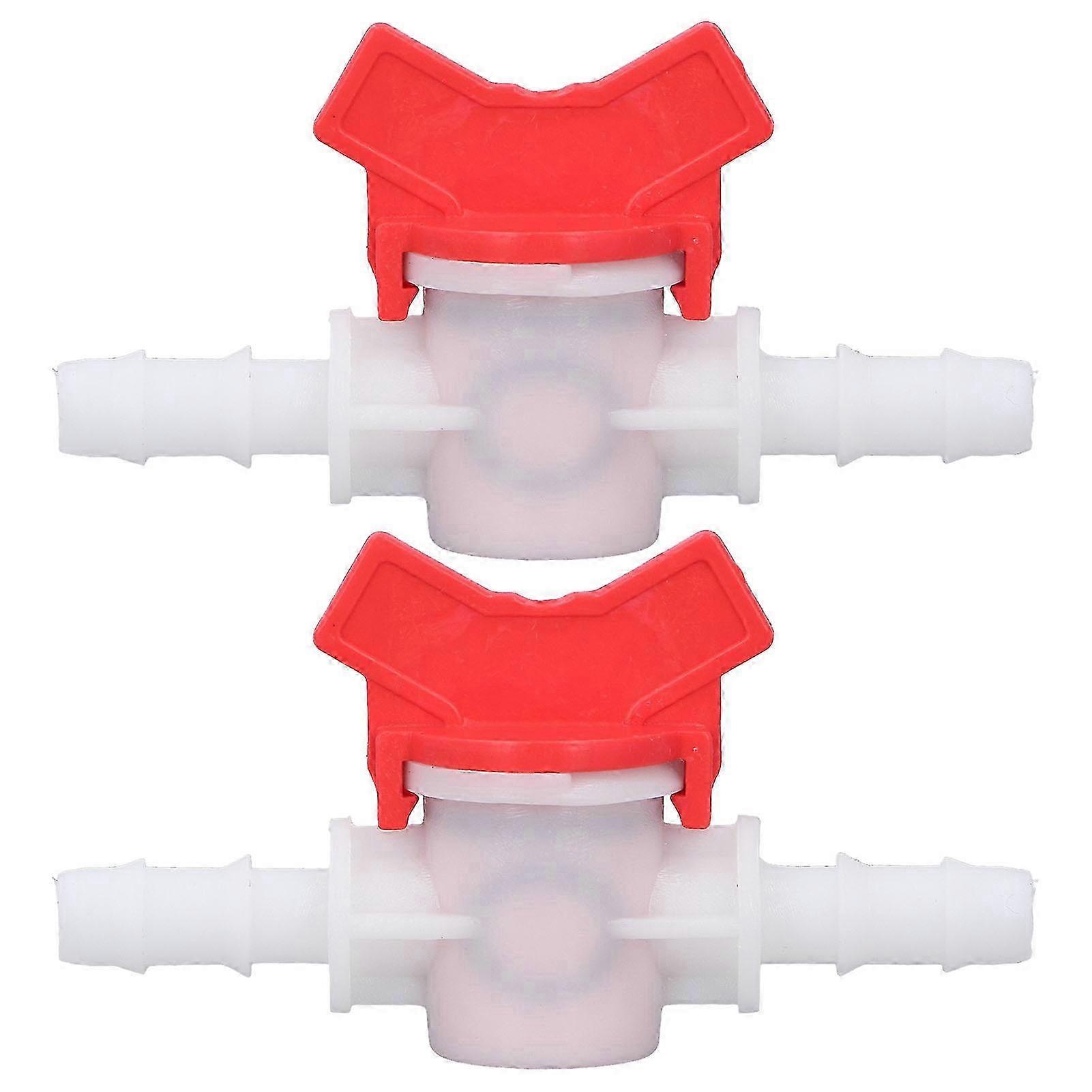 2Pcs Flow Control Valve Water Stop Controller Regulator ABS Switch Accessory Set Kit 10mm / 0.39in
