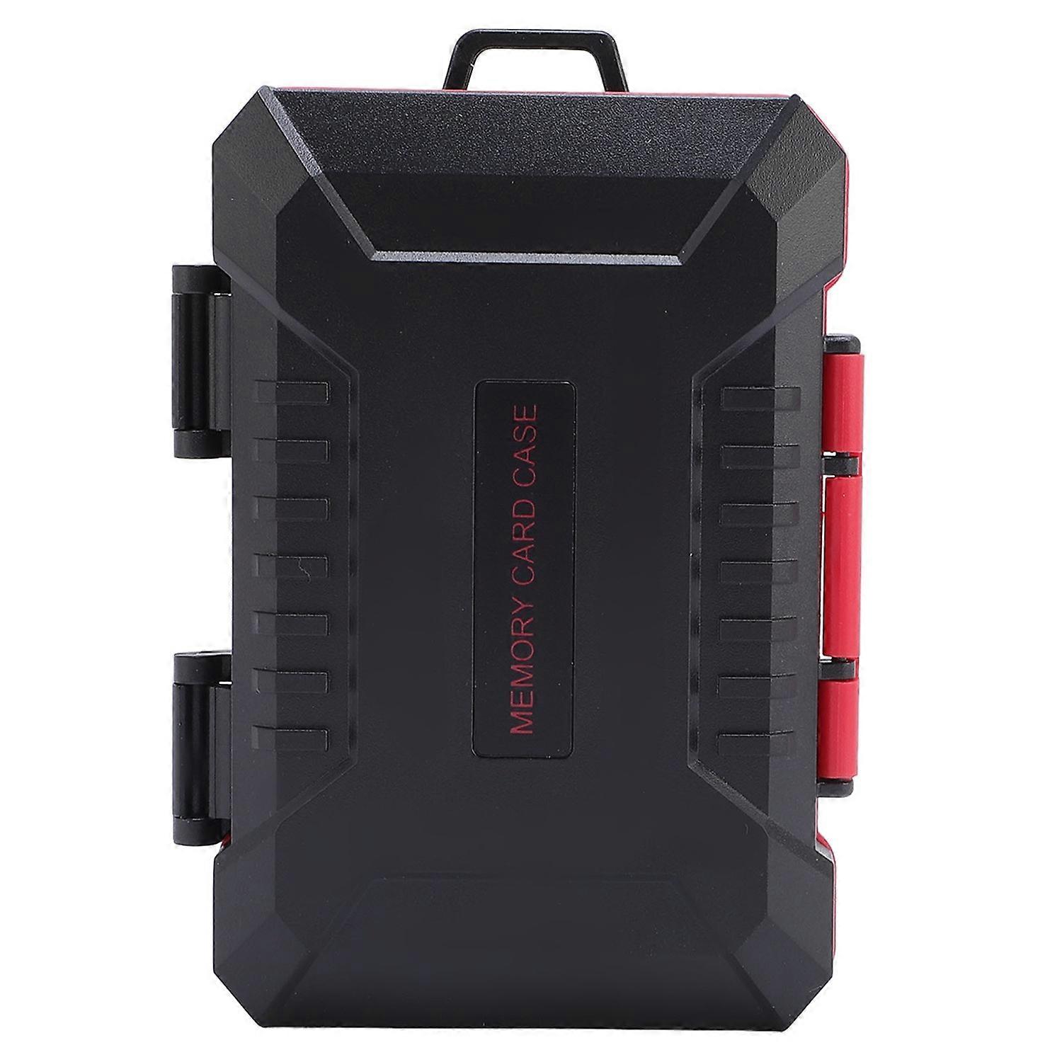 Portable Memory Card Case ABS Rubber Water Resistant Memory Card Storage Holder Organizer for XQD St