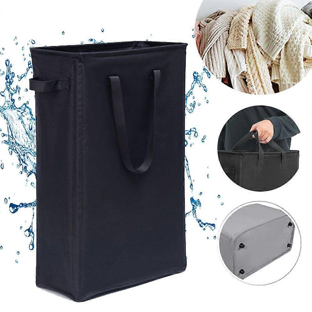 Laundry bag Laundry bag Slim Laundry basket Foldable narrow laundry bag with handle
