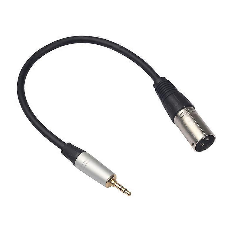 3.5mm Stereo Jack Plug Audio Cable Microphone Audio Cable 0.3M