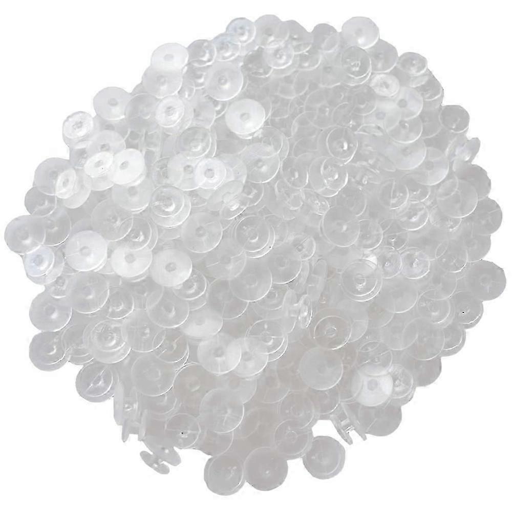 500pcs transparent buttons, 0.47 inches (12mm) high-end charm buttons, suitable for children's shoes decoration JP