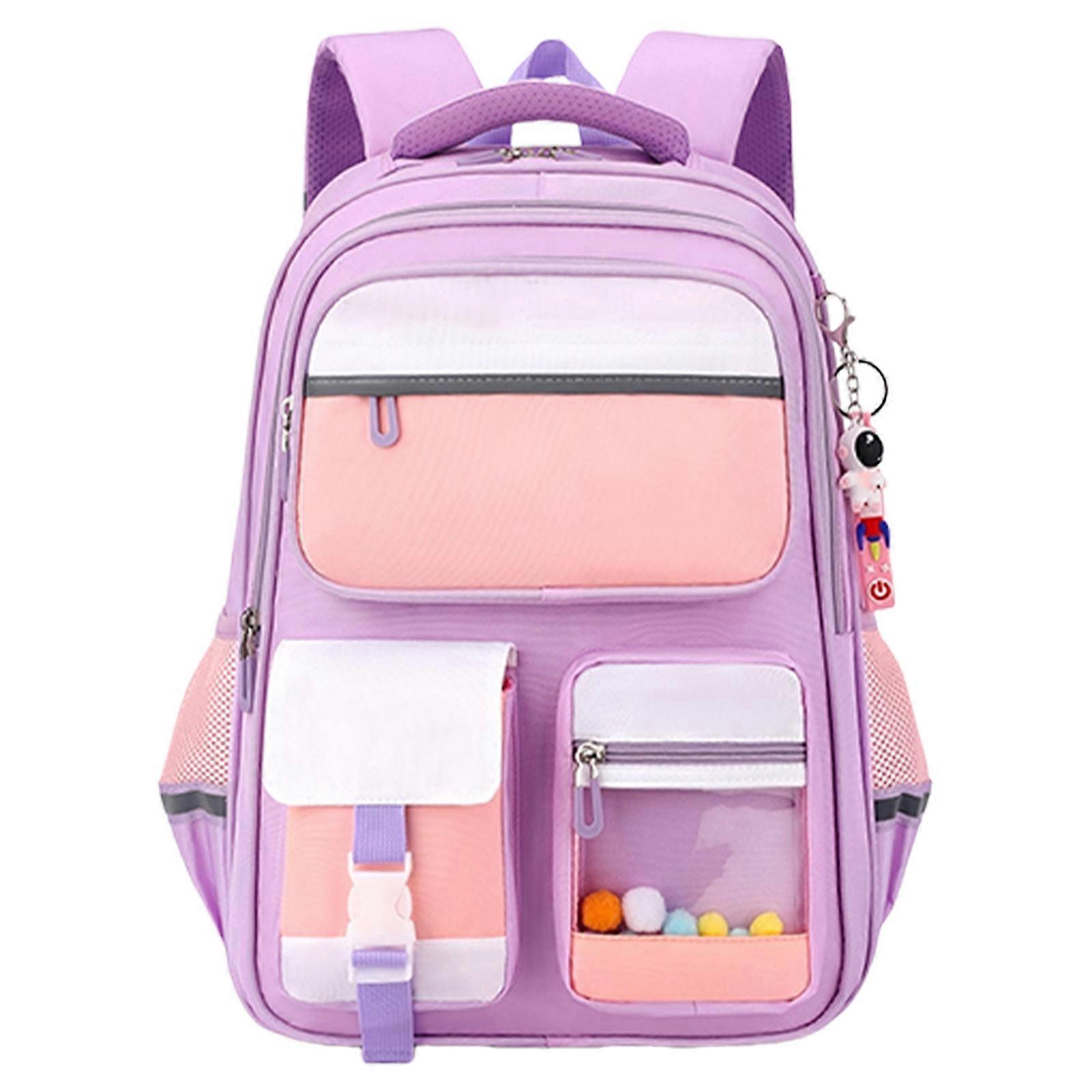 Unicorn Purple Daypack Backpack - 11.5x8x16 Inch Hiking School Bag For Teens