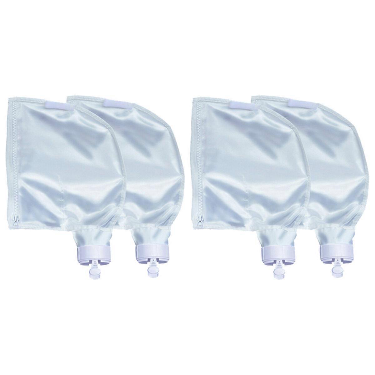 Pool Cleaner Bags,4pcs Pool Sweep Bag, Pool Vacuum Bag Replacement with Zipper, Pool Spa Parts for 2