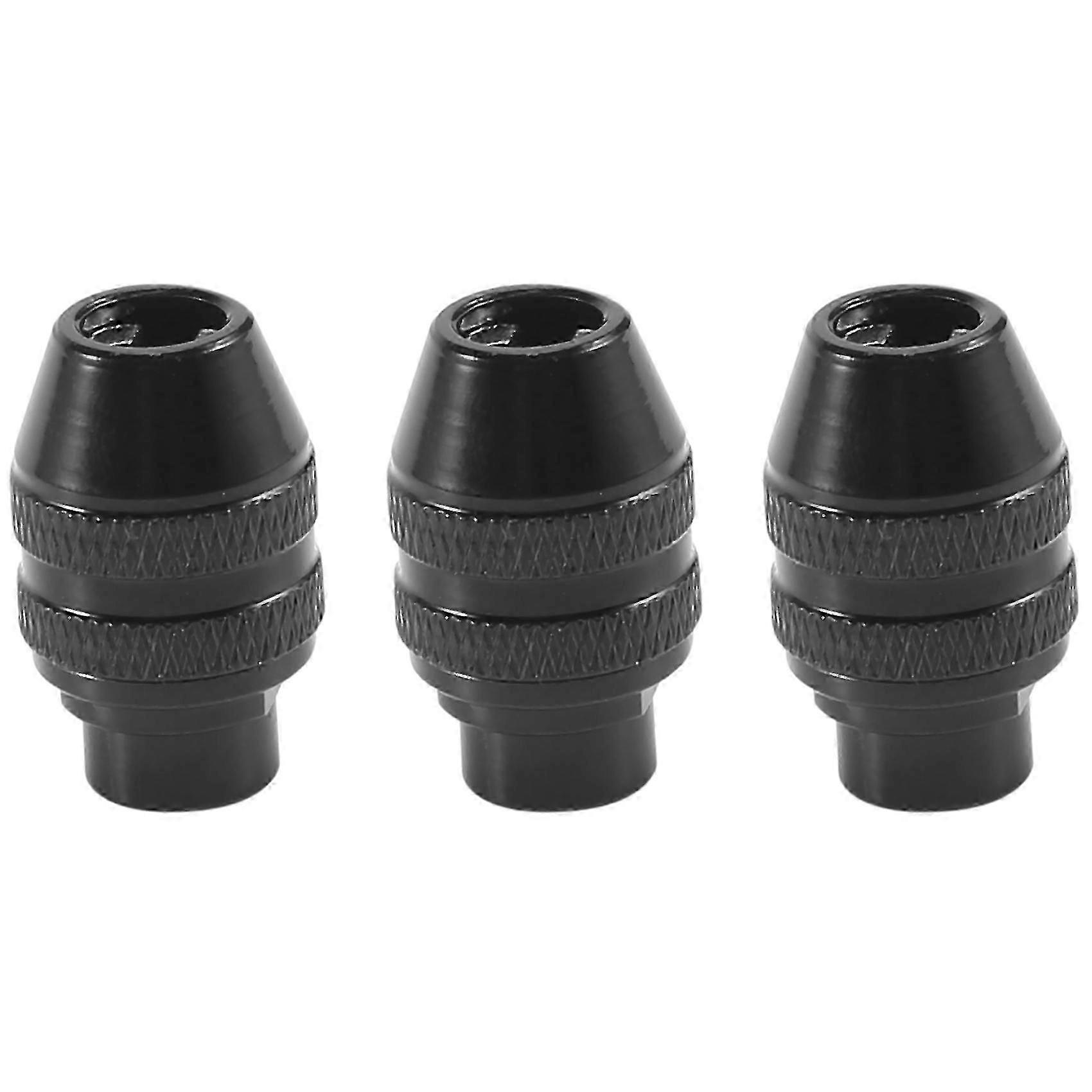 3Pcs Multi Quick Change Keyless Chuck Universal Chuck Replacement for 4486 Rotary Tools 3000 4000 7