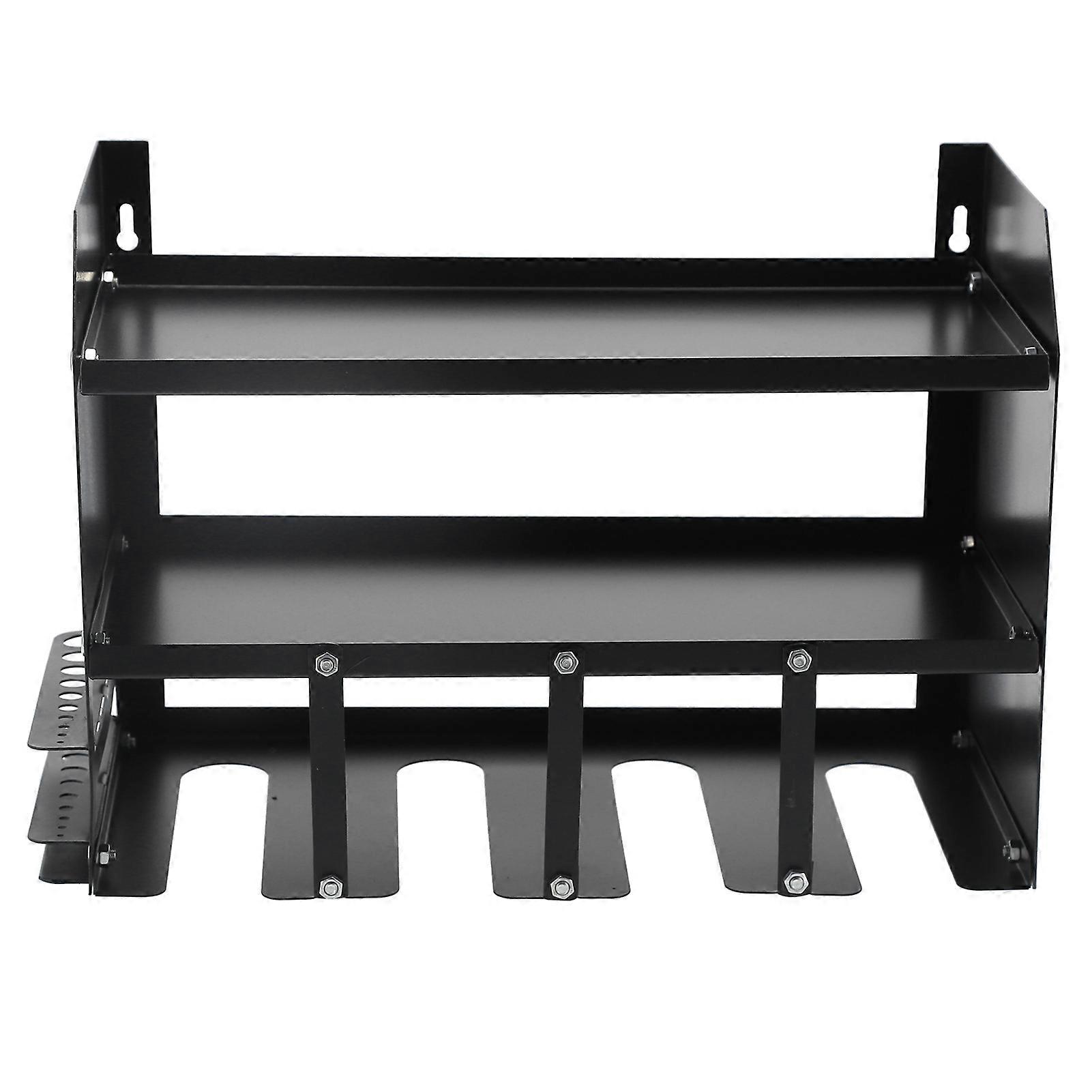 Power Tool Storage Rack, Wall Mounted Charging Station, Drill Bit Organizer for Workshop