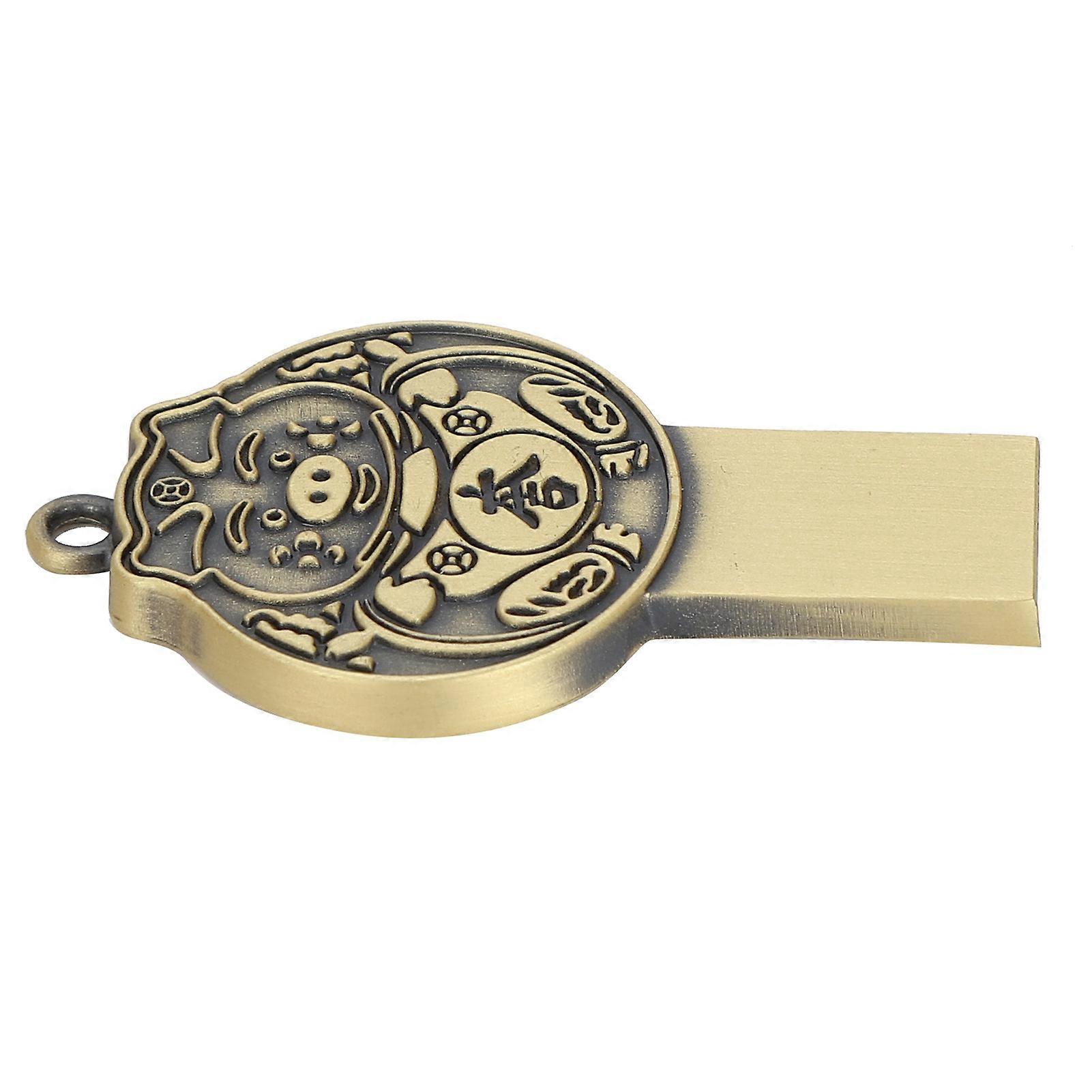 64GB USB 2.0 Metal Waterproof Flash Drive Portable Memory Stick