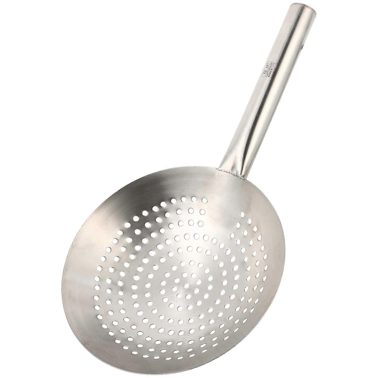 Stainless Steel Skimmer Ladle 24cm for Frying, Draining, and Cooking Without Mess