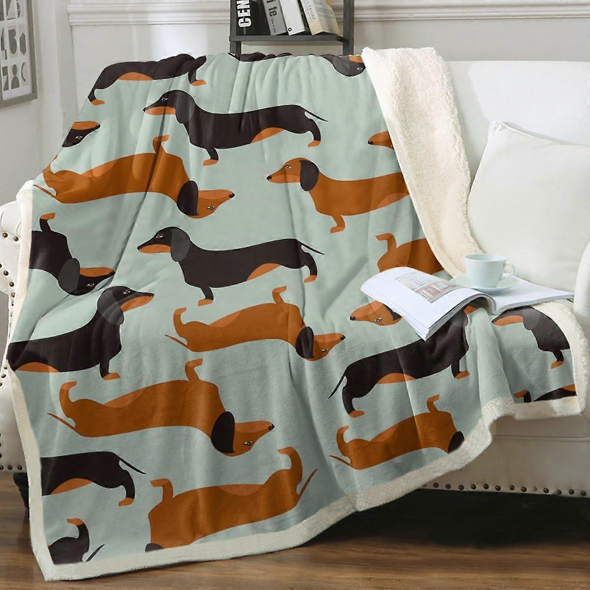 Soft Throw Blanket for Couch Dog Lovers 50' X 60'