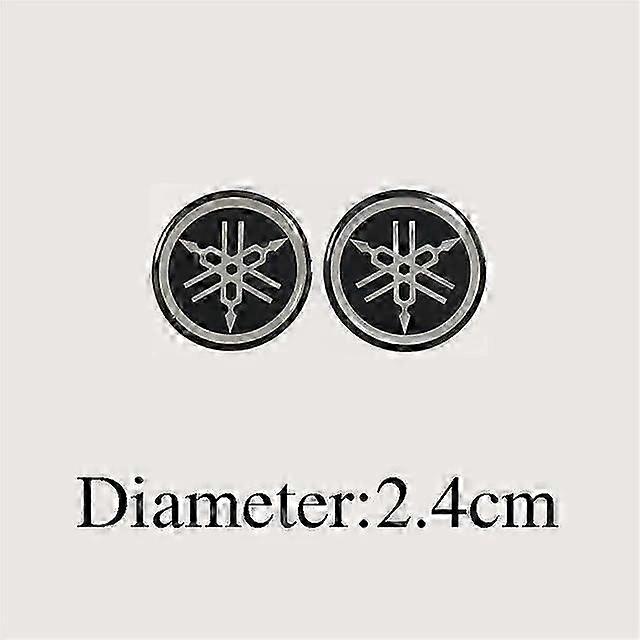 3d argent brillant Yamaha autocollant moto logo emblème réservoir Mt 07 Mt 09 Mt 03 2021 Yzf R1 R3 R6 N Max Xmax Tmax Fz6 Fz8vehicle Wraps