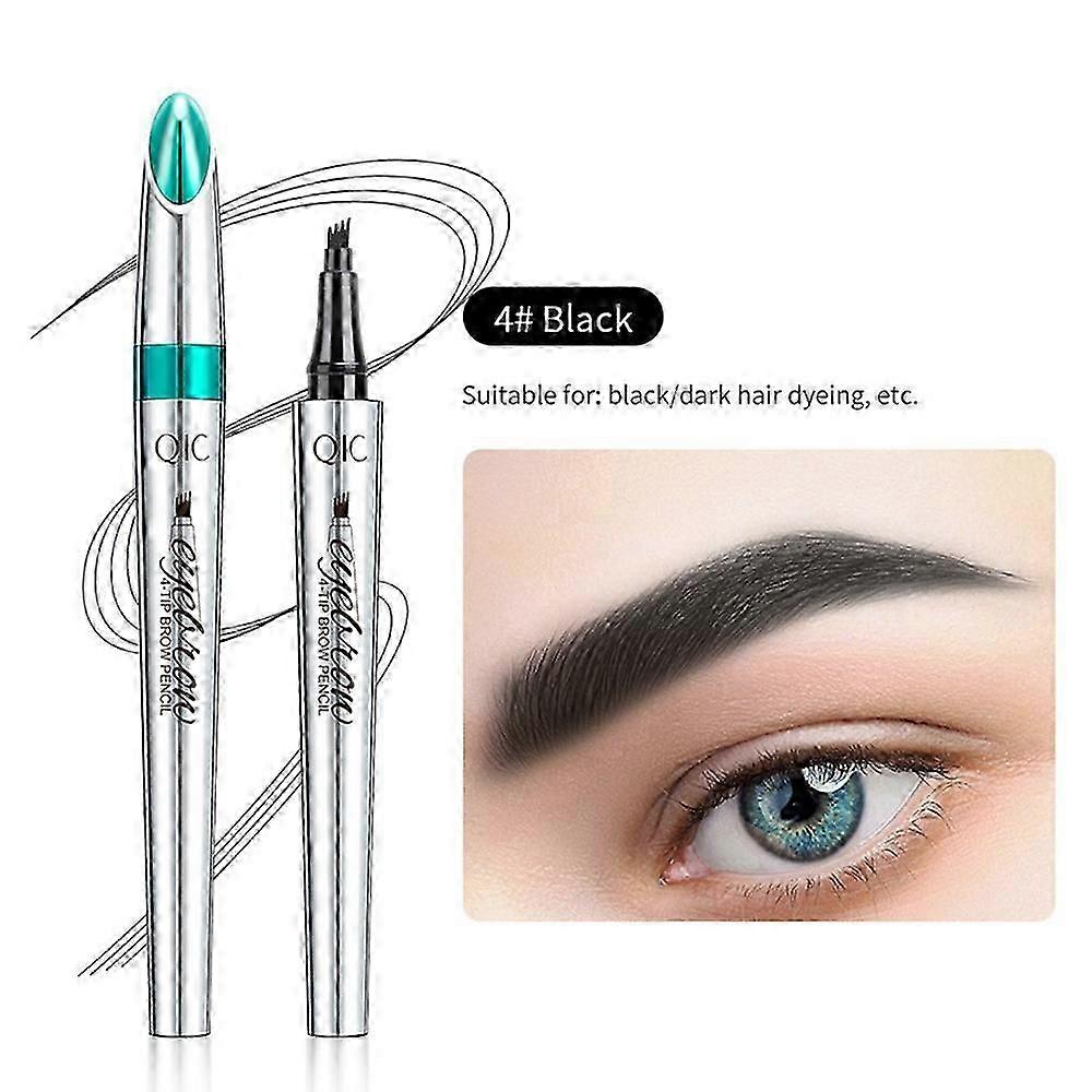 Liquid Sourcils Crayon Maquillage Yeux Sourcils Stylo Micro 4 Point Sourcils Stylo Sourcil Sourcil Waterproof Longue durée Microblading Pen