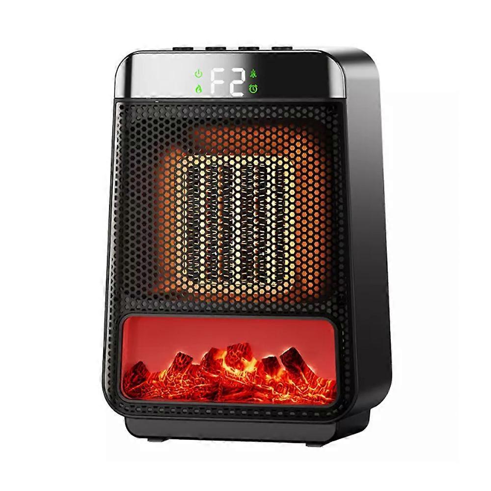 E03-Flame Heater,Space Heaters for Indoor Use,Small Electric Flame Heaters EU Plug