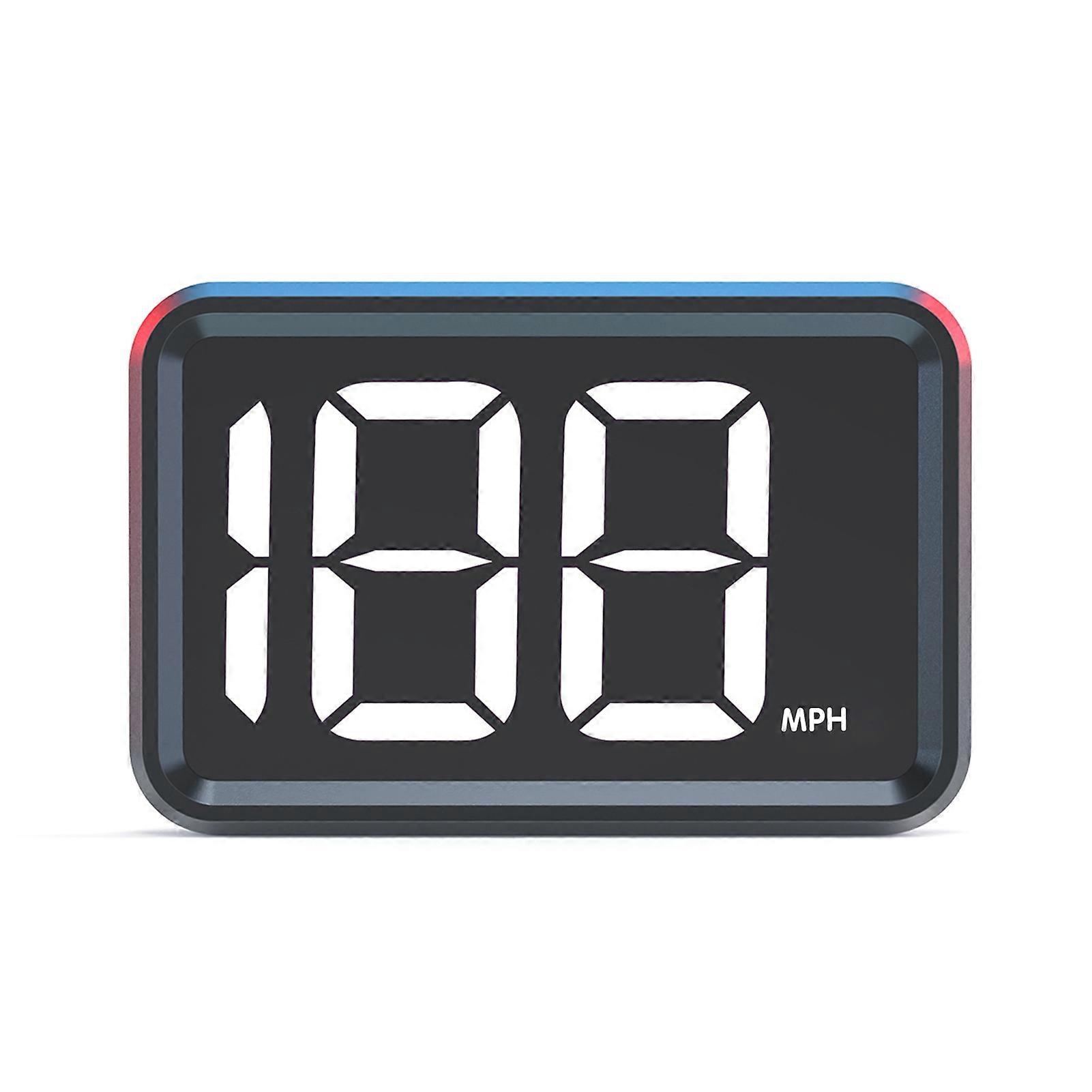 Heads-Up Display Digital Speedometer GPS MPH Speedometer for Car Trucks Plug and Play Large Screen High-definition Display