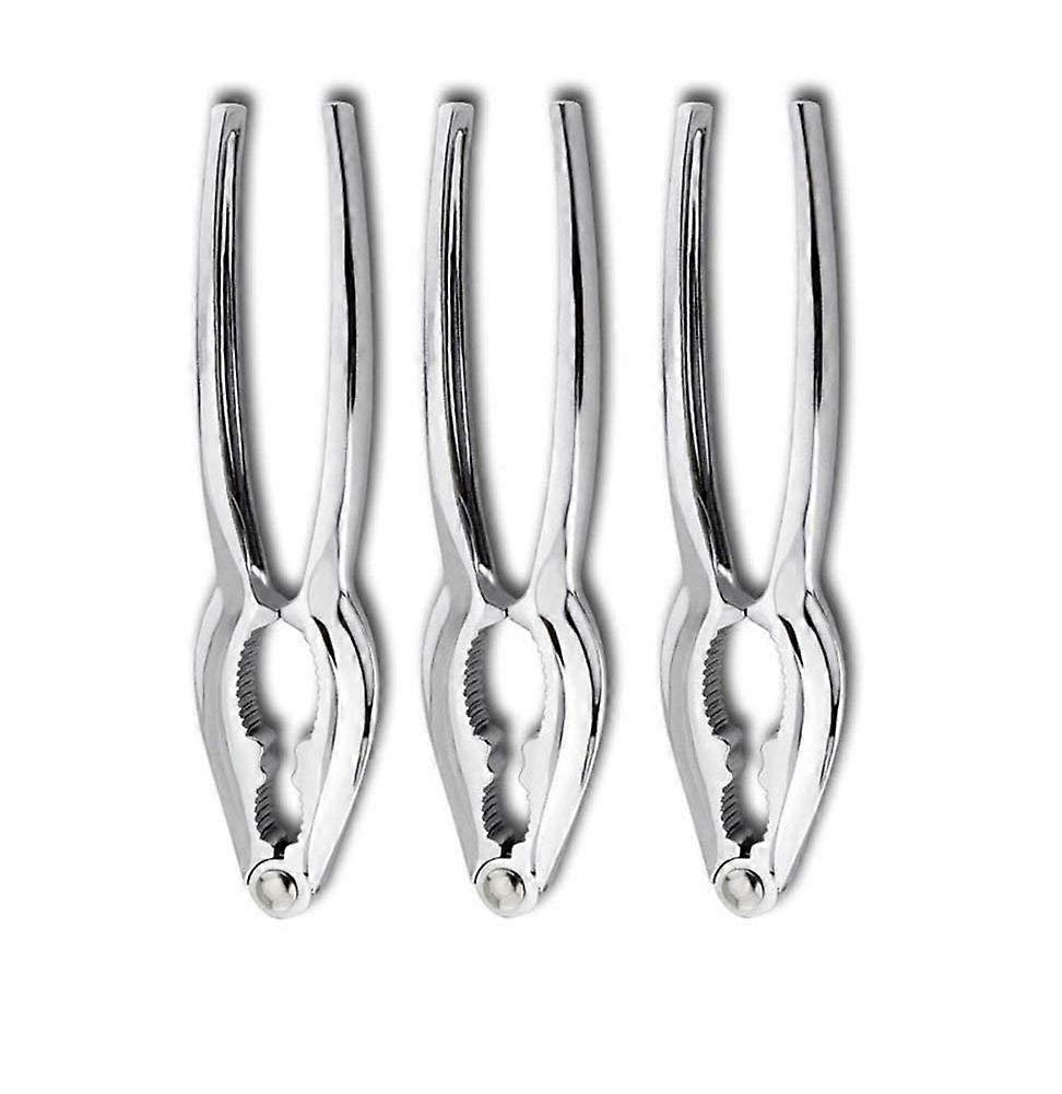 Ergonomic Design Food-Grade Crab Crackers, Reusable Zinc Alloy Nut Crackers With Dishwasher Safe Finish For Effortless Cracking, Good Corrosion