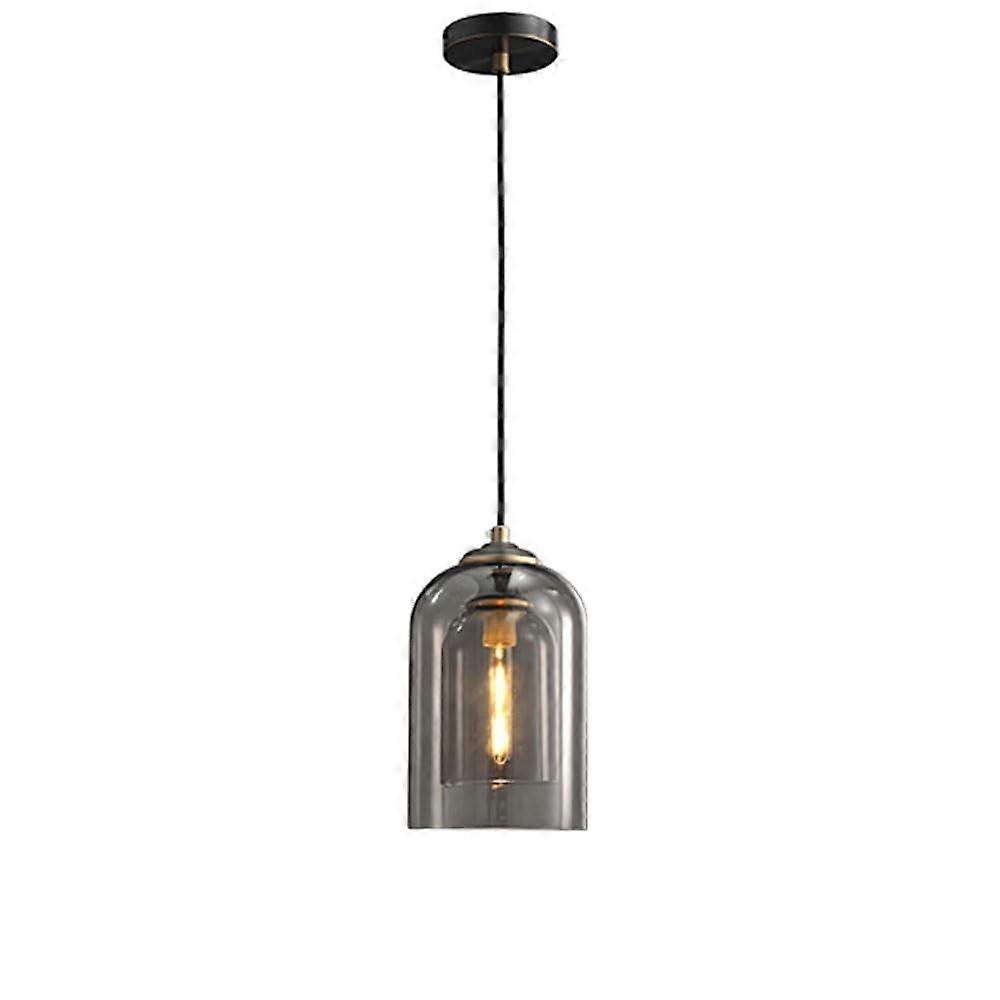 All-Copper Smoke Gray Adjustable Indoor Chandelier with E12/E14 Base