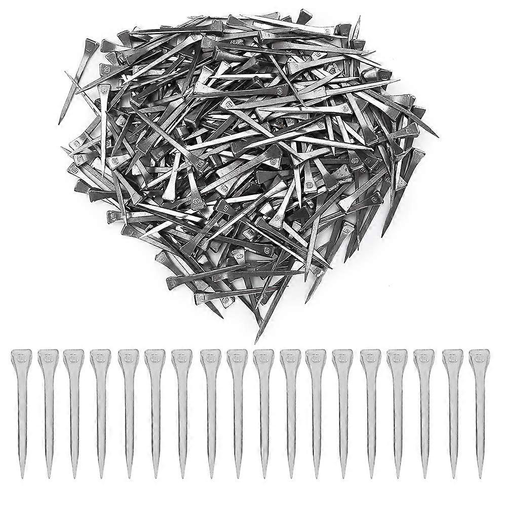250PCS E6 Steel Horseshoe Nails, 2.13 Inch Hoof Nails, Nail Set for Secure Pegging, Elasticity for Horse Training
