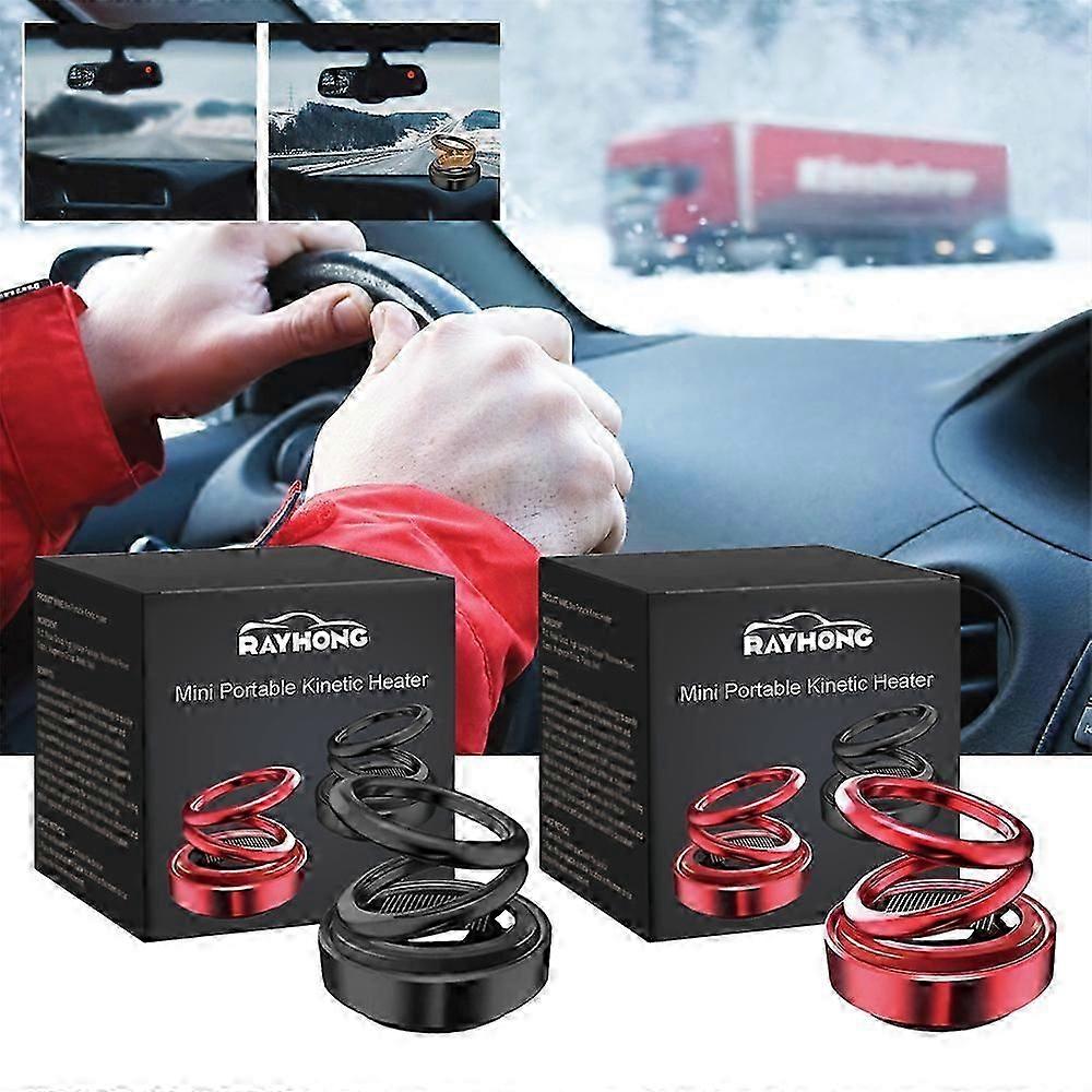 Portable Kinetic Mini Auto RotatingMini Solar Double Ring