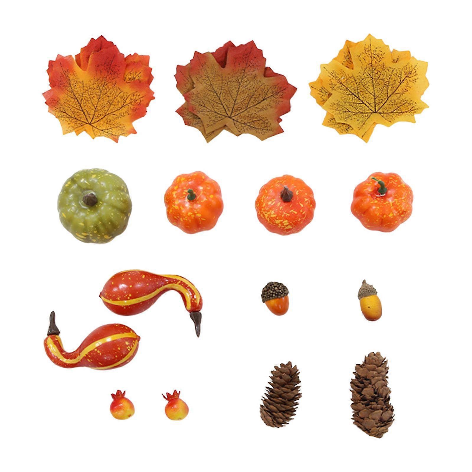 Artificial Pumpkins Decoration Set Small Simulation Foam