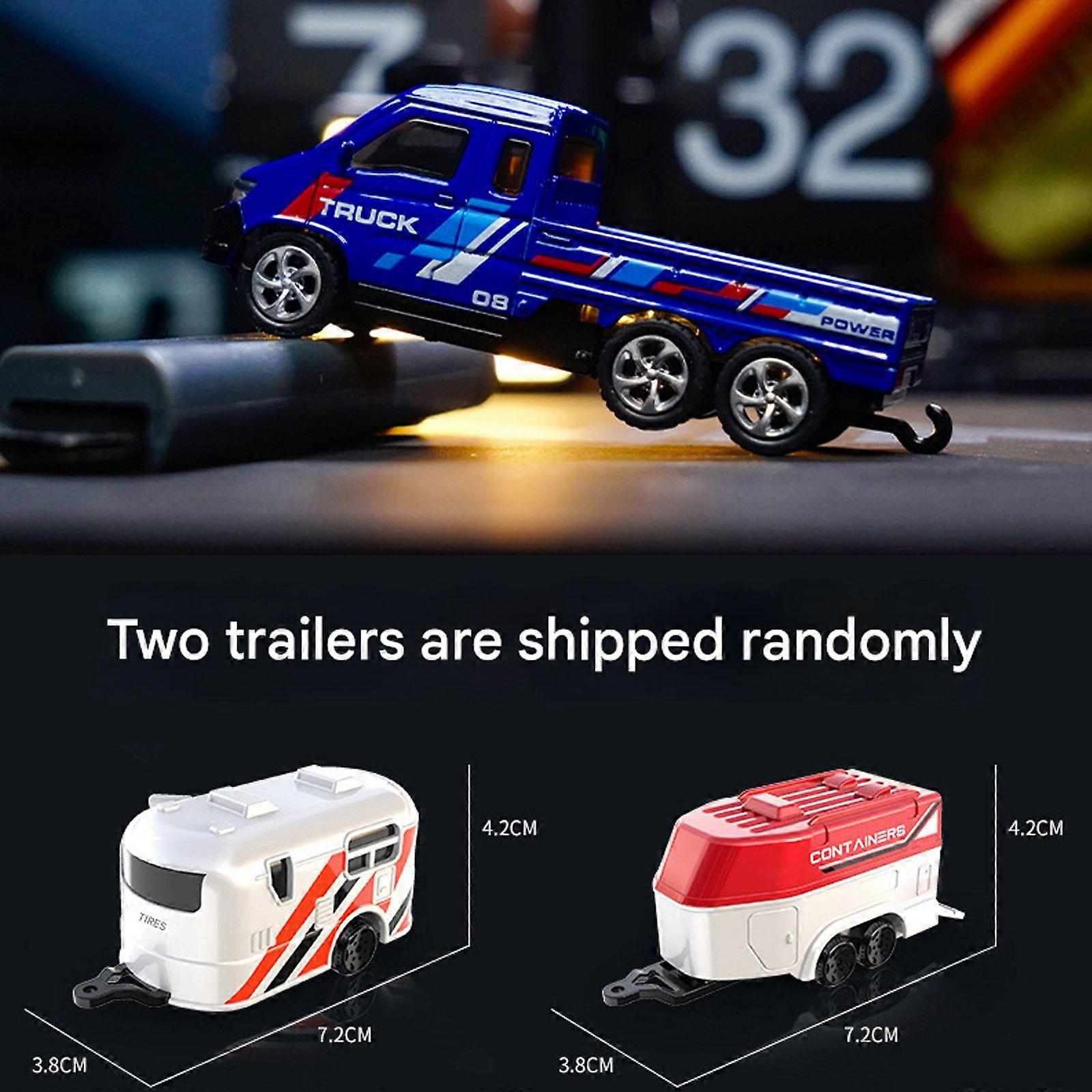 1:64 Mini alliage Bluetooth RC Drift Car Dual Control Desktop Racer avec LED