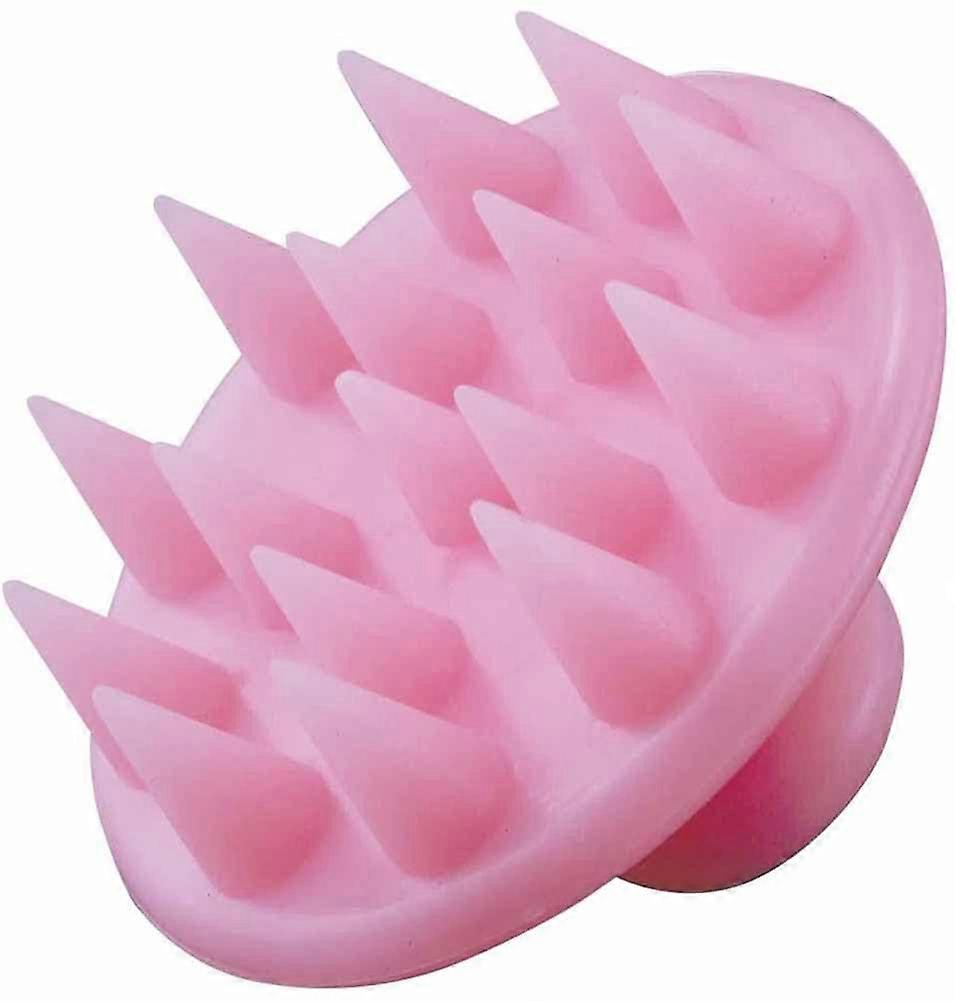 Shampoo Scalp Massage Silicom (pink) Brush by Shimomura
