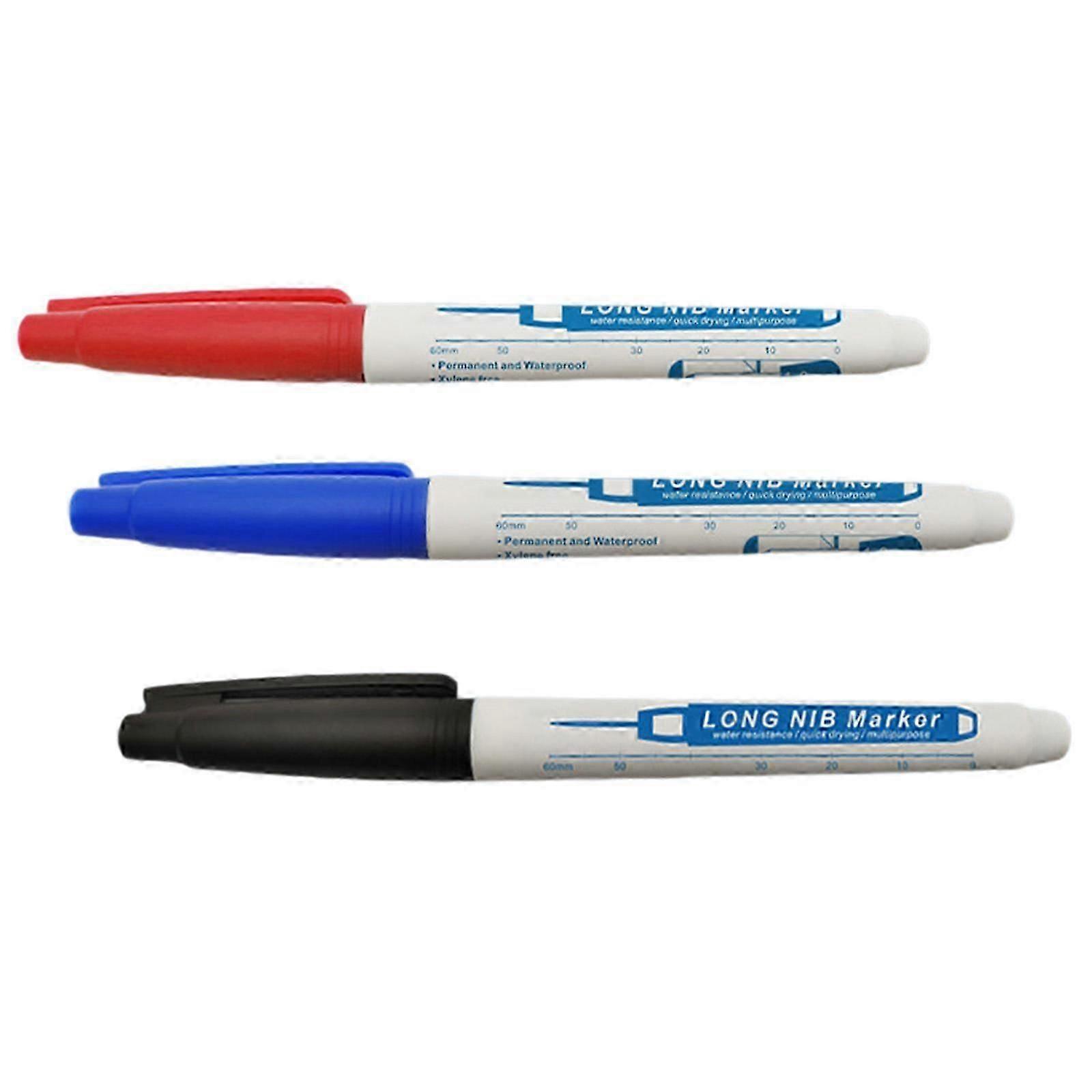 Long Nib Permanent Marker Pen Construction Carpentry Woodworking Marker