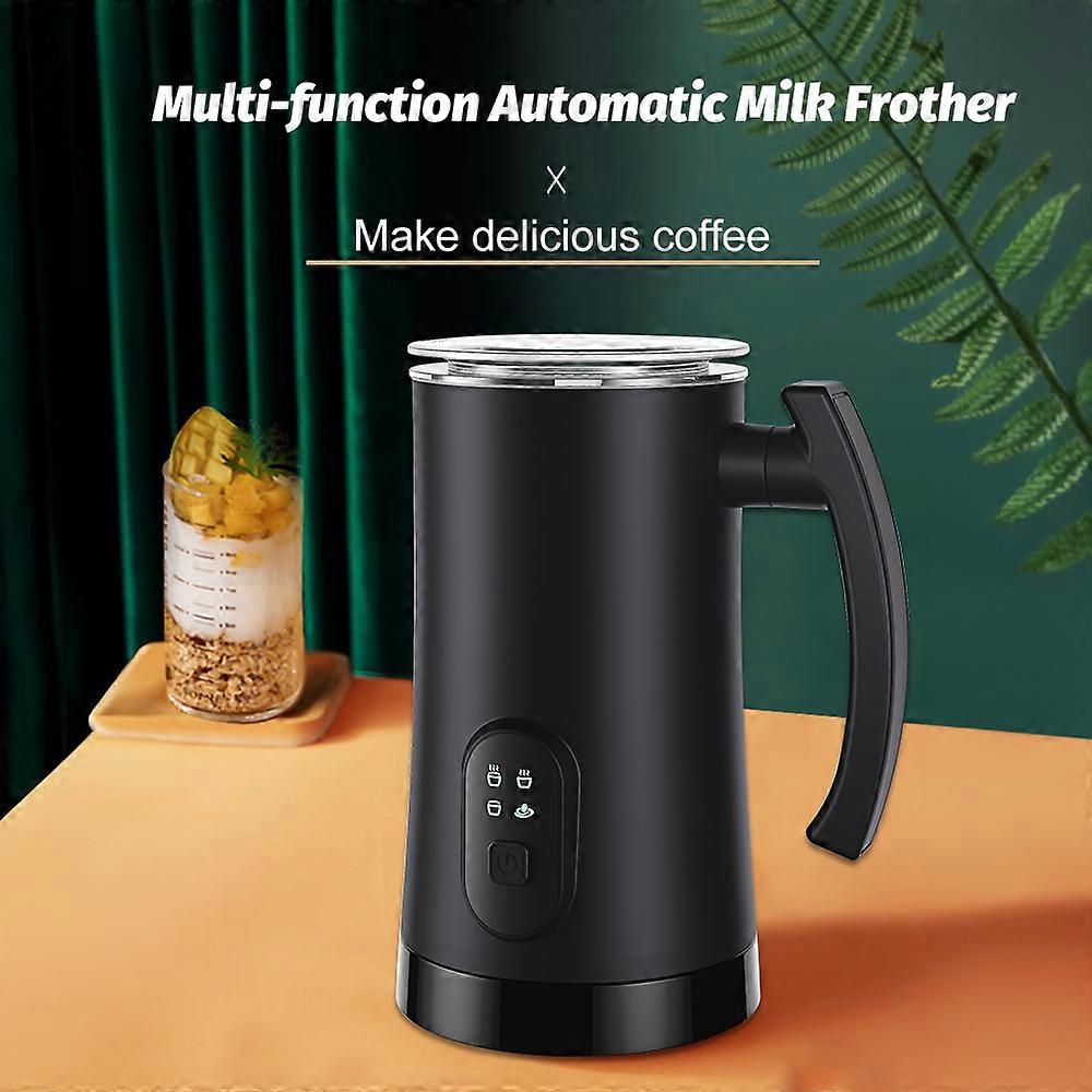 Detachable 11.84oz/350ml Electric Frother and Steamer with Touch Control 400W 4 in 1 Hot/Cold Foam Maker for Latte Cappuccinos Hot Chocolate Milk