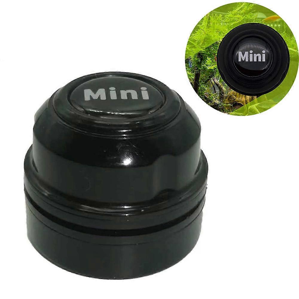 Suction Fish Tank Brush|Mini Magnetic Brush - Black