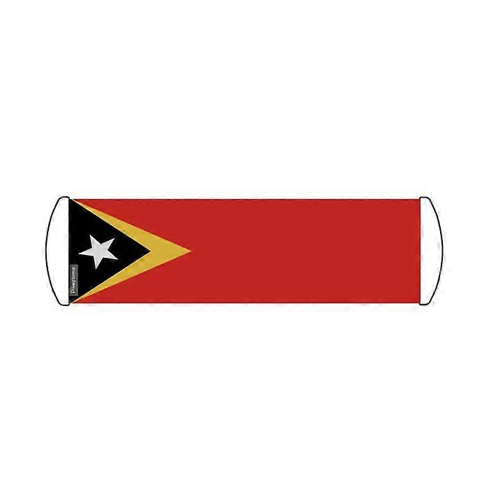 Flag - East Timor - 24 x 70 cm - Waterproof polyester - Double-sided print - Lightweight and durable