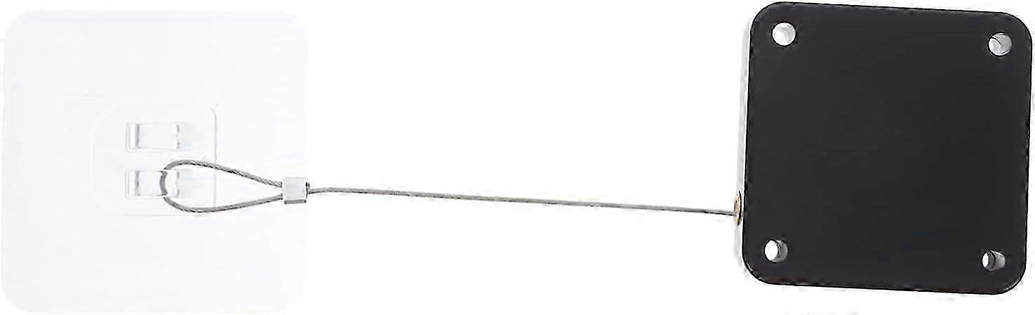 2pcs Pull Cord Door Closer Punch Free Door Automatic Door Closure Sliding