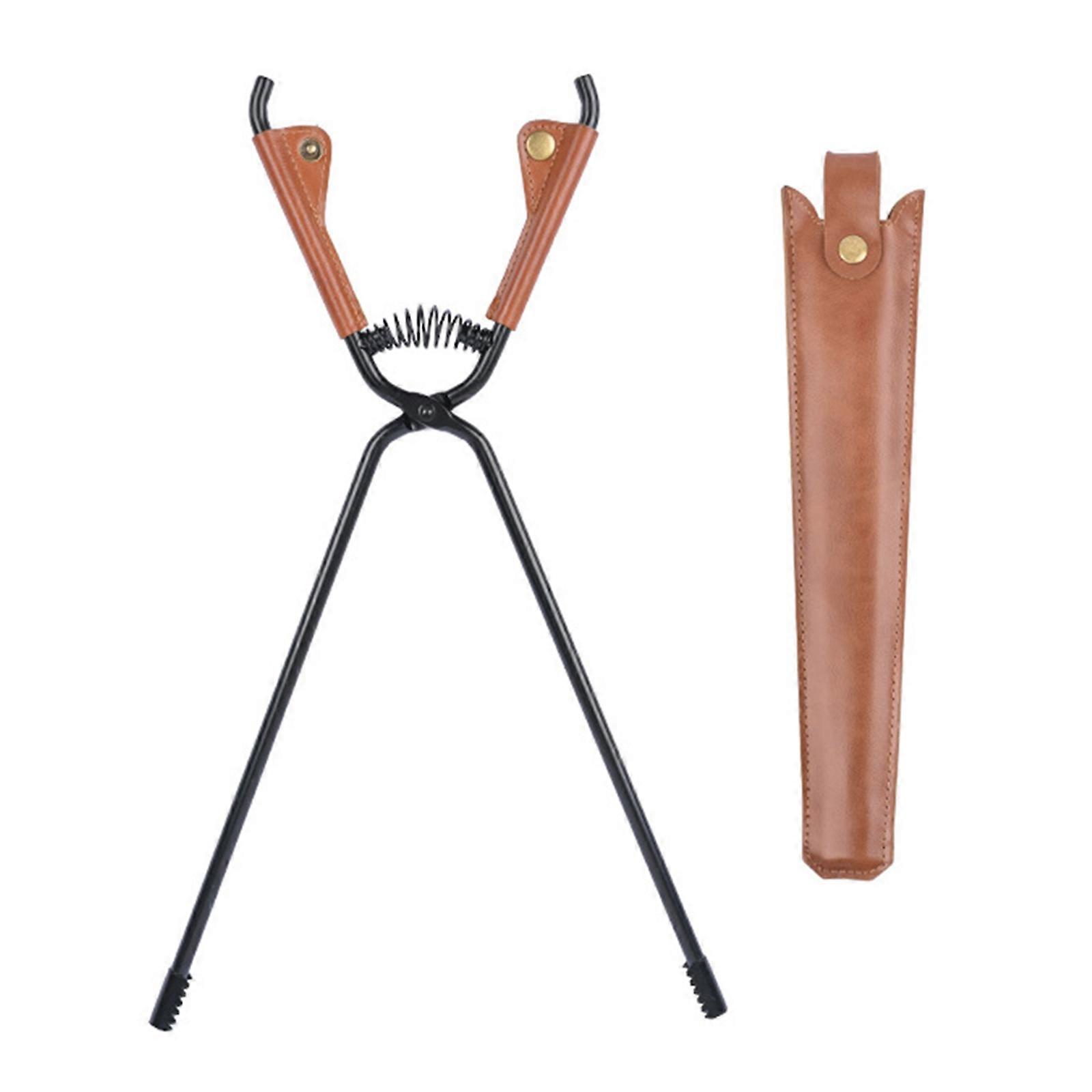 炭素鋼チャコールトング暖炉薪ピッカーバーベキューチャコールピックアップツールメタルキャンプバーベキュートング