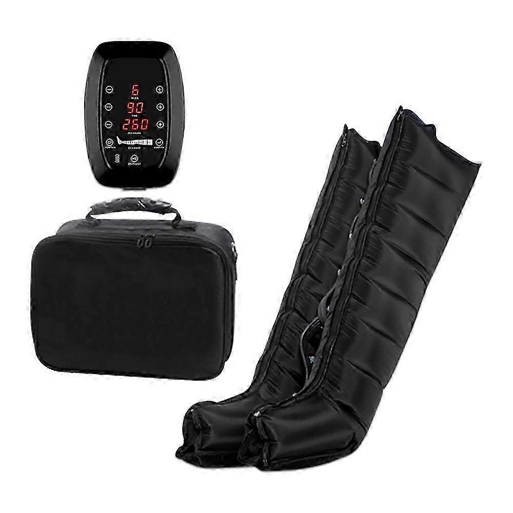 6/8 חלל דחיסת אוויר מגפי עיסוי רגליים להקלה על ספורטאים כאבי שרירים כאבי ברכיים מעסה רגליים טיפול מקיף להירגע