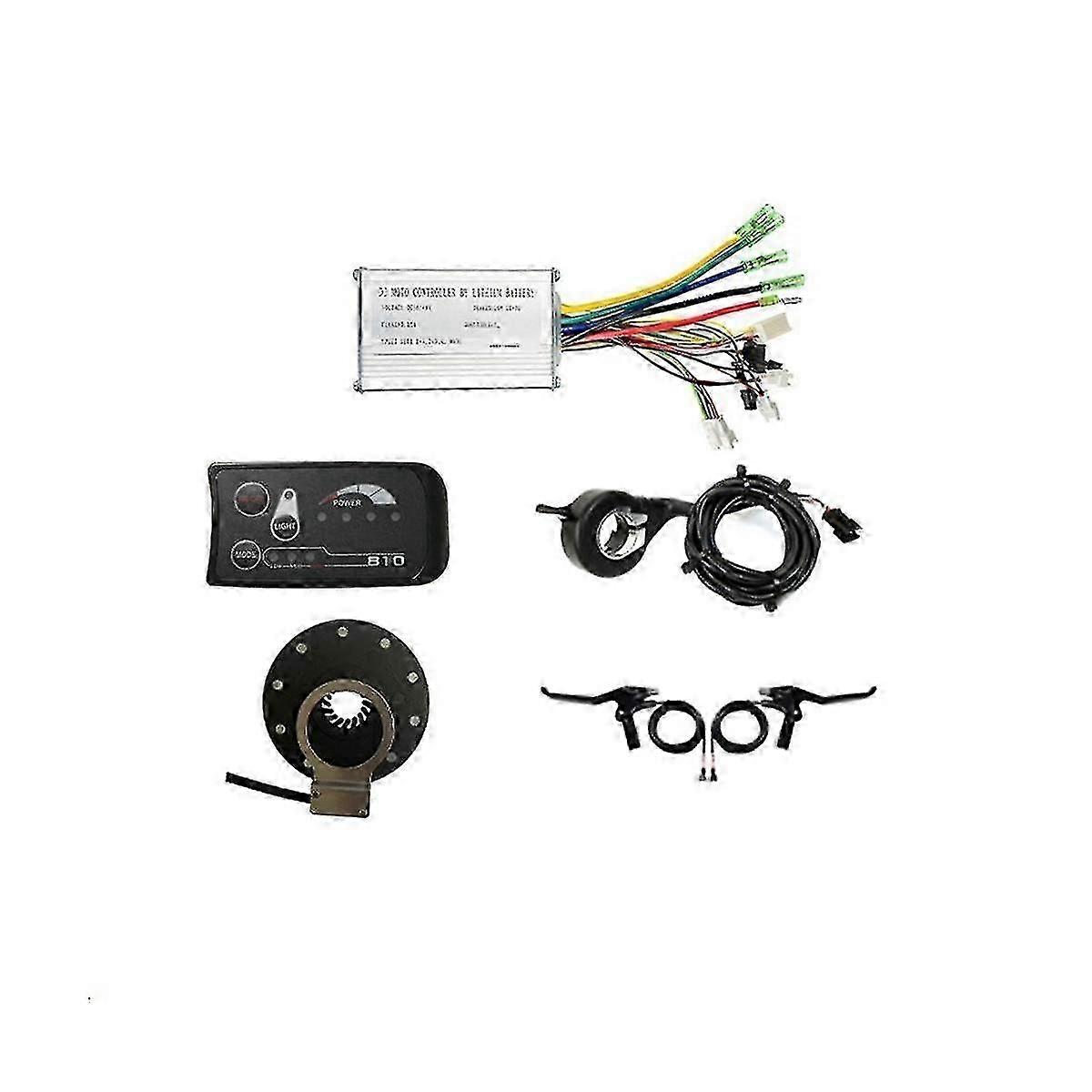 36V 48V 250W 350W E-Bike 15A Sine Wave Brushless Controller with S810 Display E-Bike Light Display