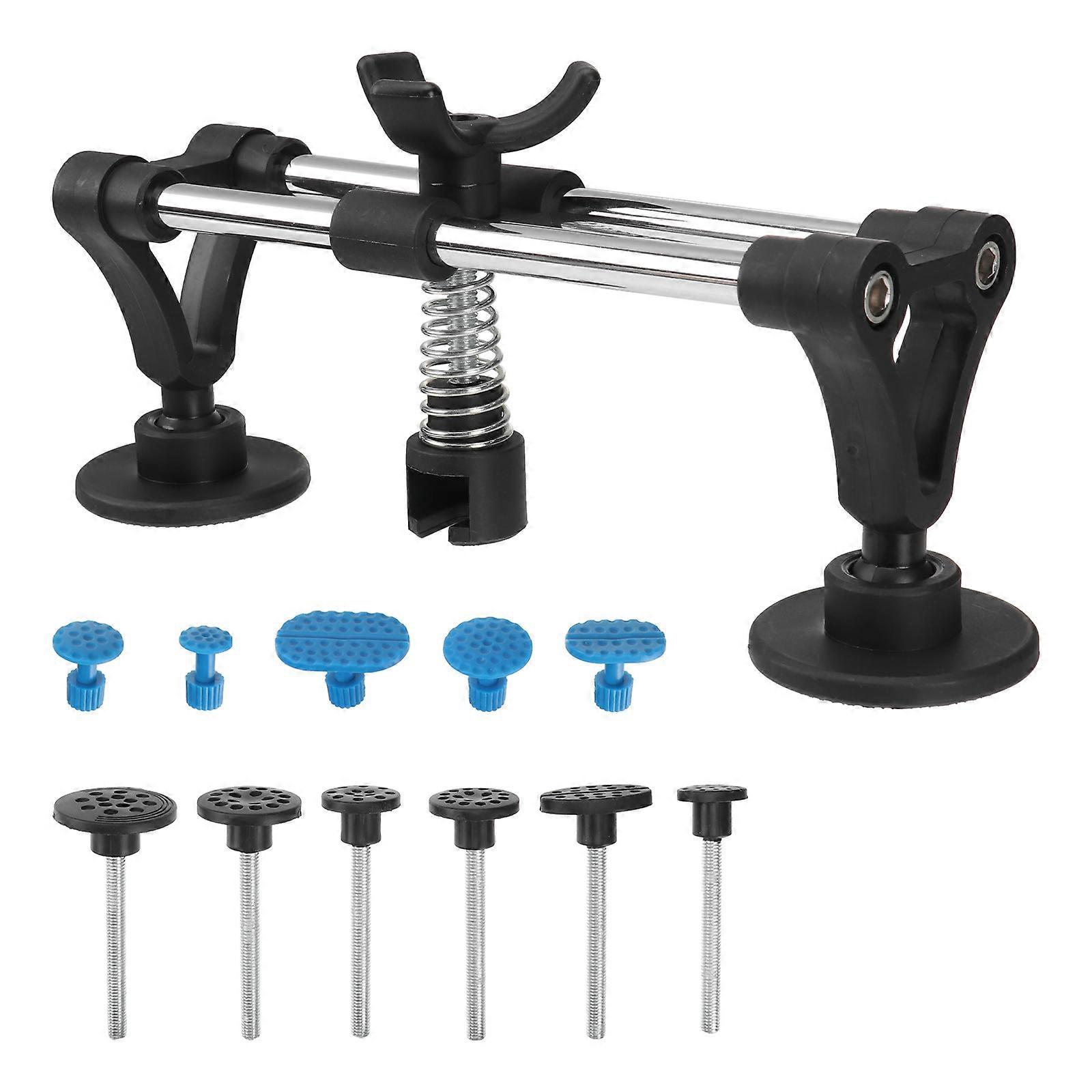 Tool Set with Paintless Puller Tabs Bridge Lifter for Body Hail Removal