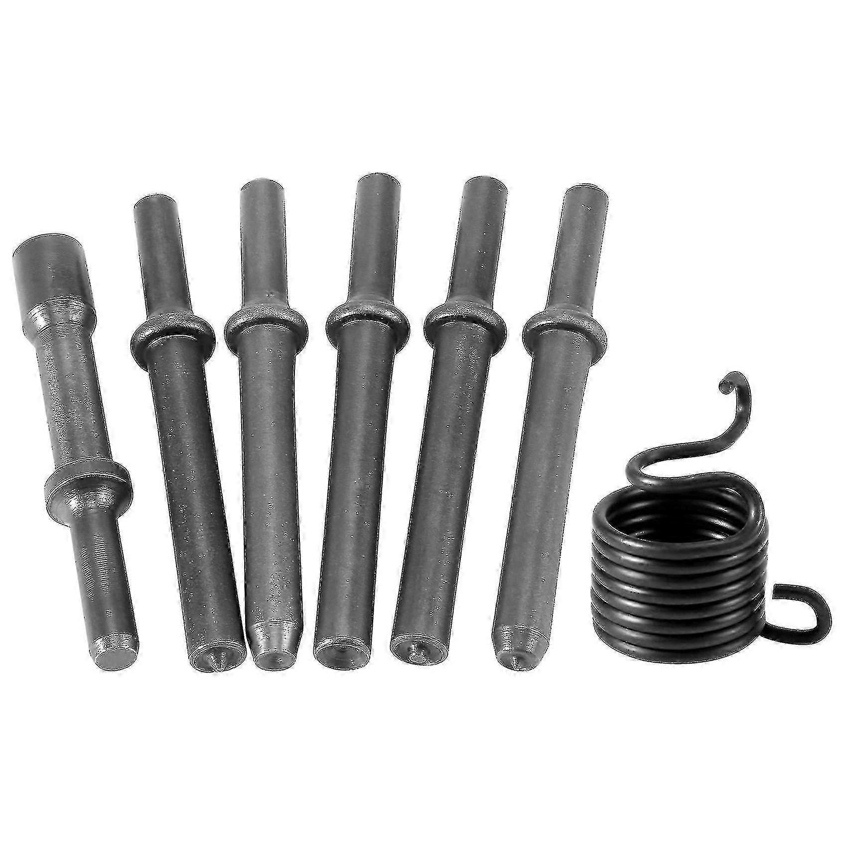 7 Pcs Great Heavy Duty Smoothing Pneumatic Air Rivet Hammer Tools Kit