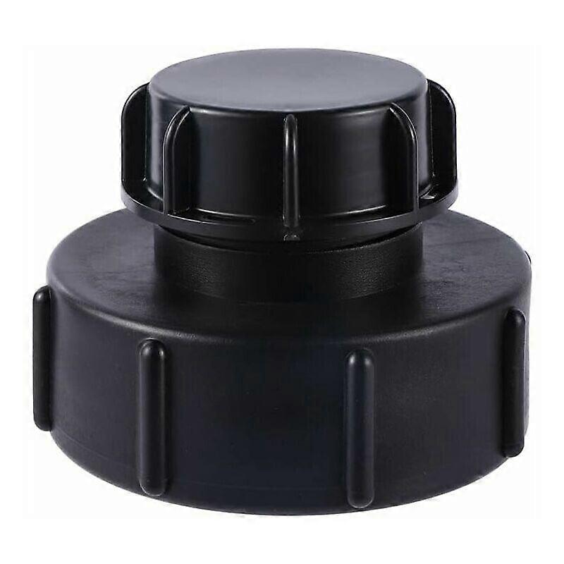 IBC Adaptat S100x8 Rduction S60x6 Filetage Grossier avec Bouchon Cuve Adaptat de Rservoir IBC Adaptat Robinet Tuyau Arrosage pour Vanne de Baril de R