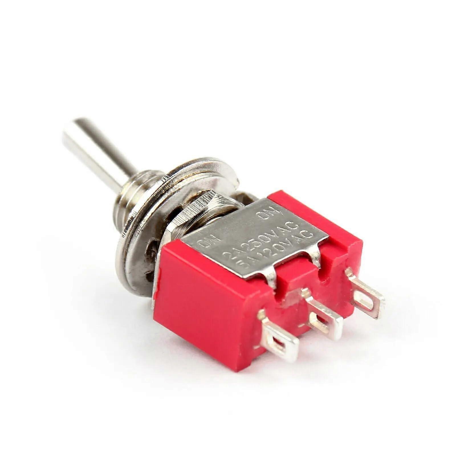 5 pieces MTS102 3Pin SPDT ONON 5A 120VAC miniature toggle switch