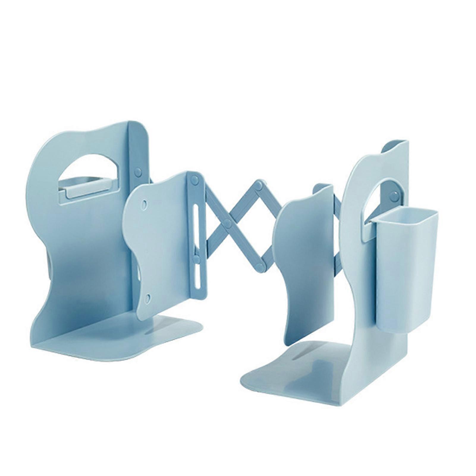 Book Stand Organizer Support Stand Expandable Adjustable Book Divider Rack