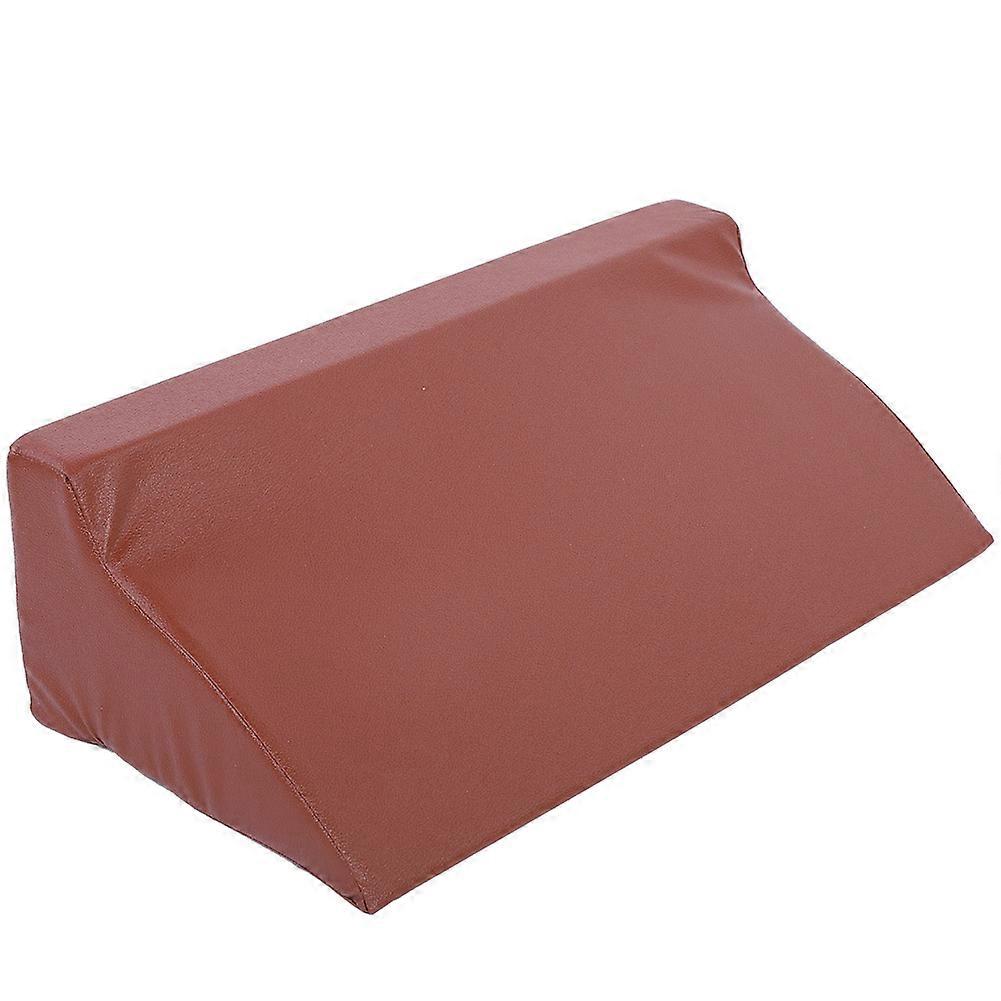 PU Leather Foam Wedge Cushion Leg Elevation Back Lumbar Support Pillow